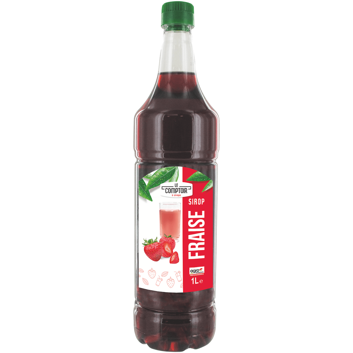 SIROP BOUTEILLE PET 1L LE COMPTOIR FRAISE