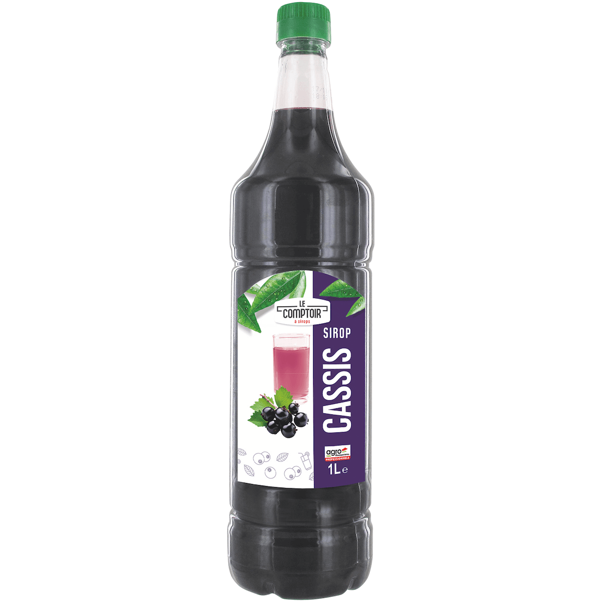 SIROP BOUTEILLE PET 1L LE COMPTOIR CASSIS