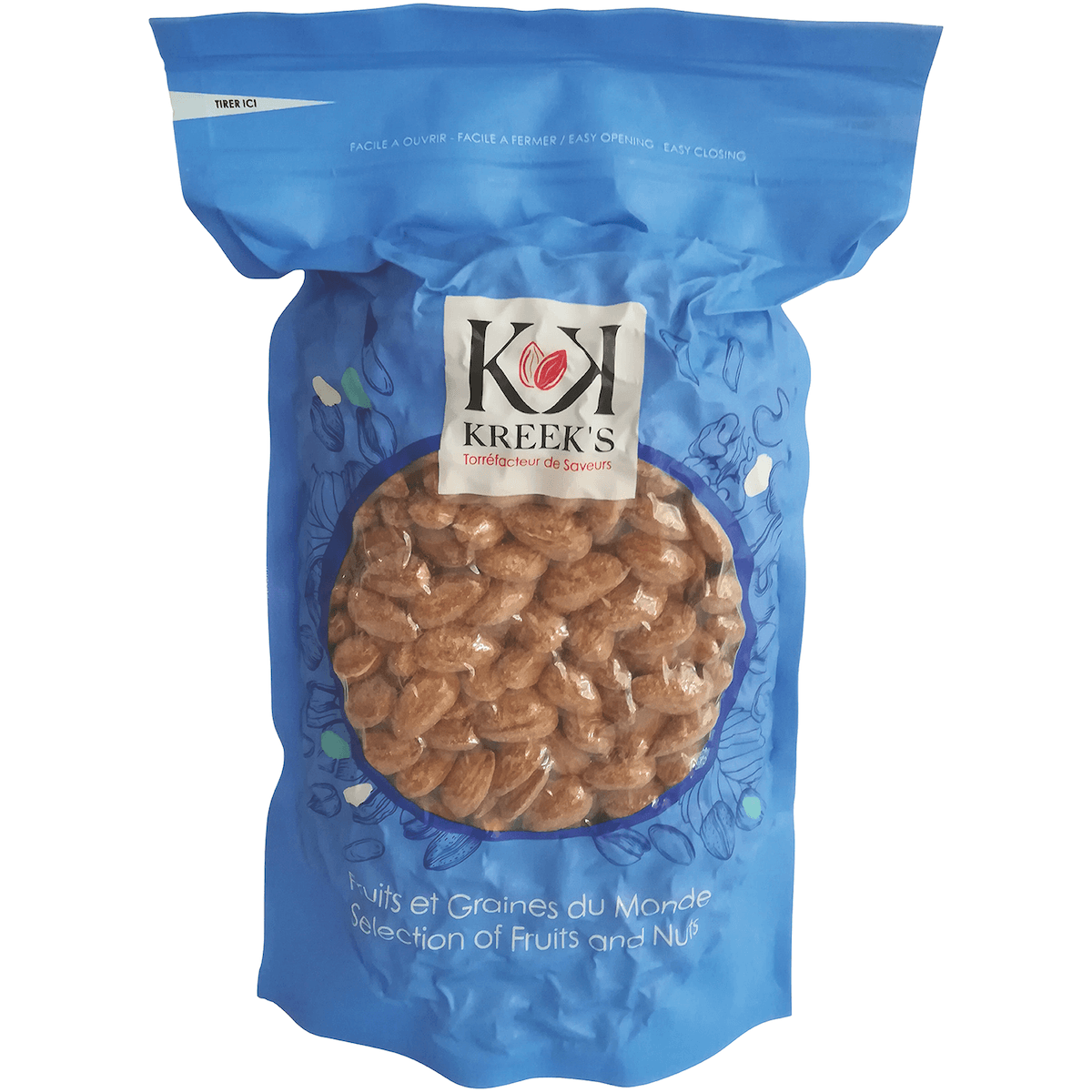 AMANDES GOUT FUME -CALIFORNIE 23/25 - 1KG S/V