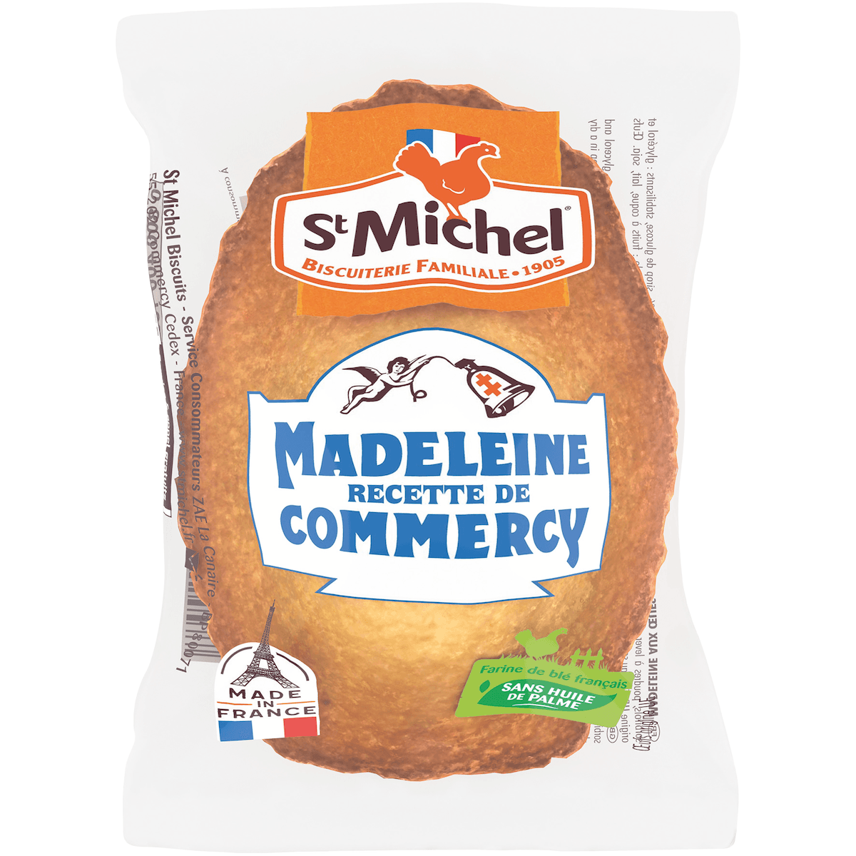 MADELEINE DE COMMERCY AUX OEUFS FRAIS - 100 SACHETS INDIVIDUELS DE 21G