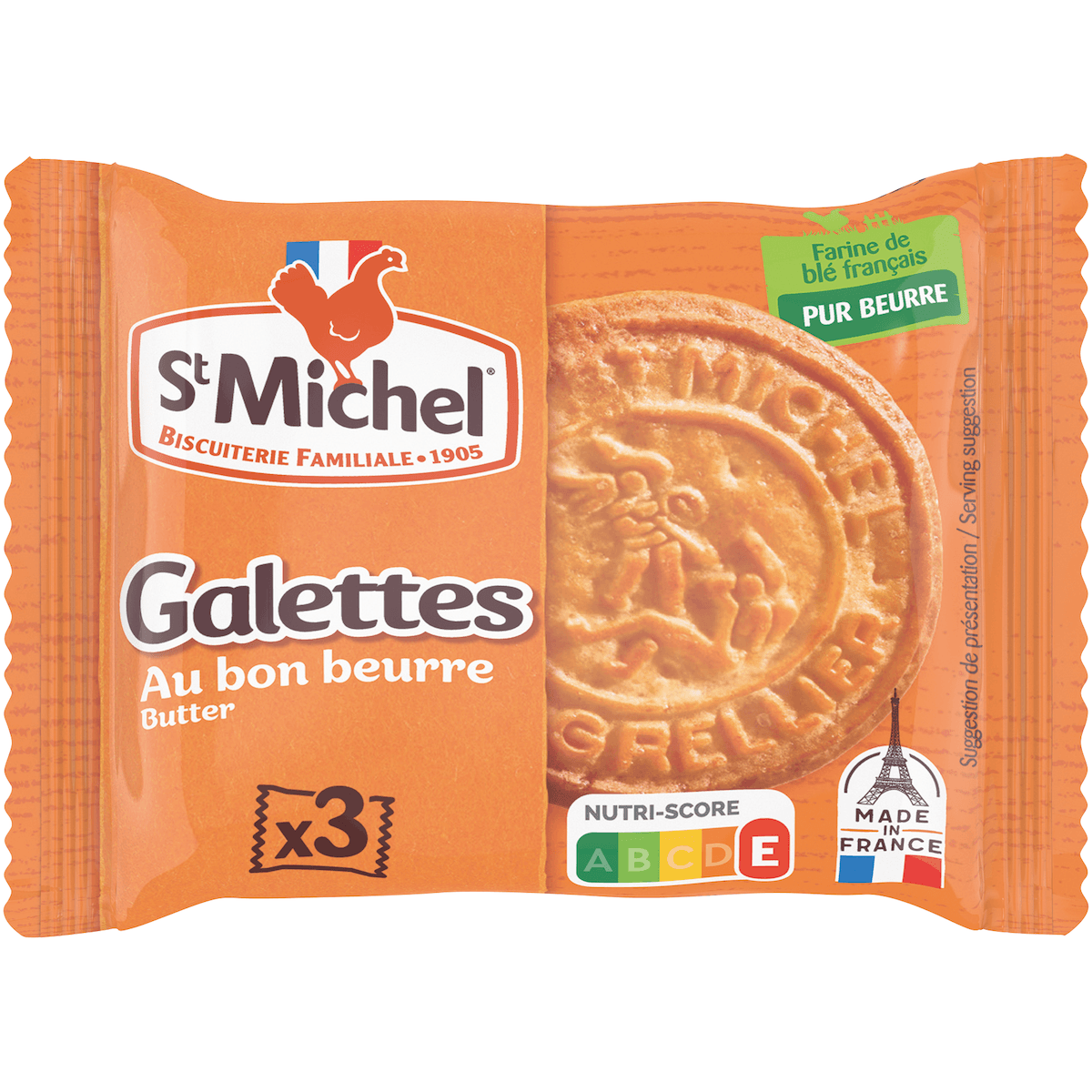 GALETTE AU BON BEURRE FRANCAIS - 150 SACHETS DE 3 BISCUITS