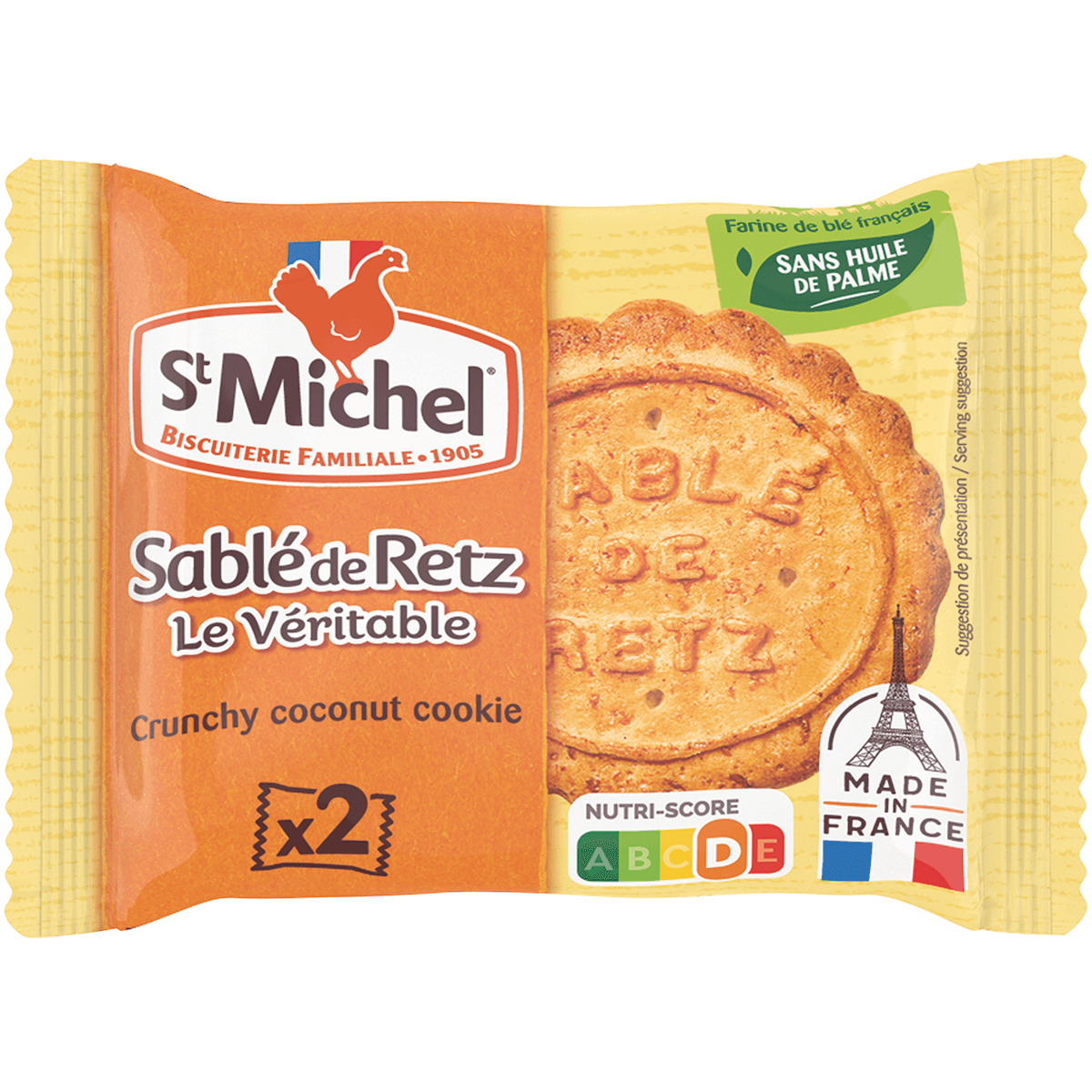 SABLE DE RETZ- LE VERITABLE - 200 SACHET DE 2 BISCUITS