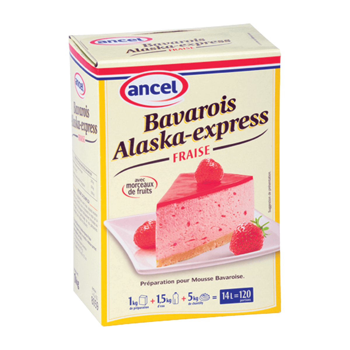 PREPARATIONS POUR BAVAROIS  / ALASKA-EXPRESS FRAISE ETUI 1KG