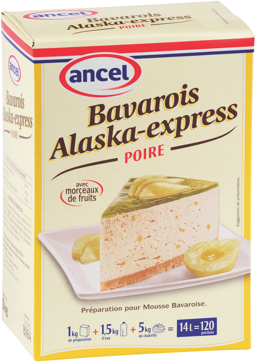 PREPARATIONS POUR BAVAROIS  / ALASKA-EXPRESS POIRE ETUI 1KG