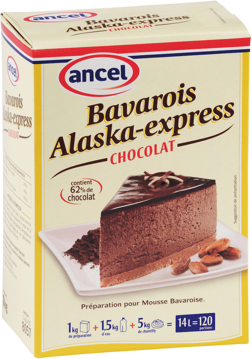 PREPARATIONS POUR BAVAROIS  / ALASKA-EXPRESS CHOCOLAT ETUI 1KG