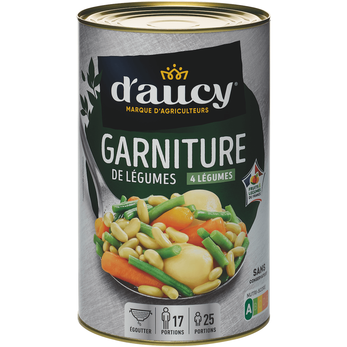 GARNITURE DE LEGUMES 4 LEGUMES - BTE 5/1 - CULTIVE 100% FRANCE