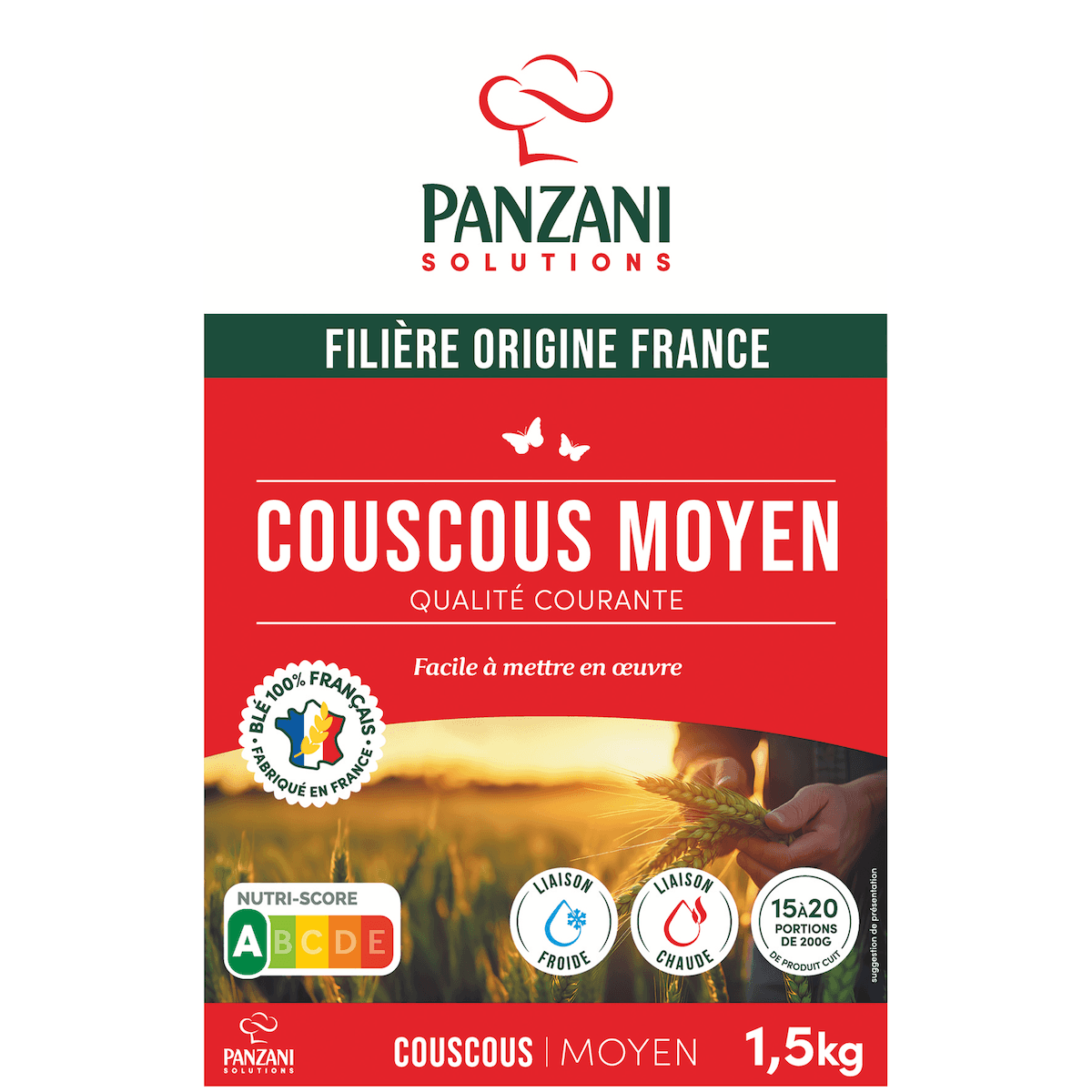 COUSCOUS MOYEN ETUI 1,5 KG