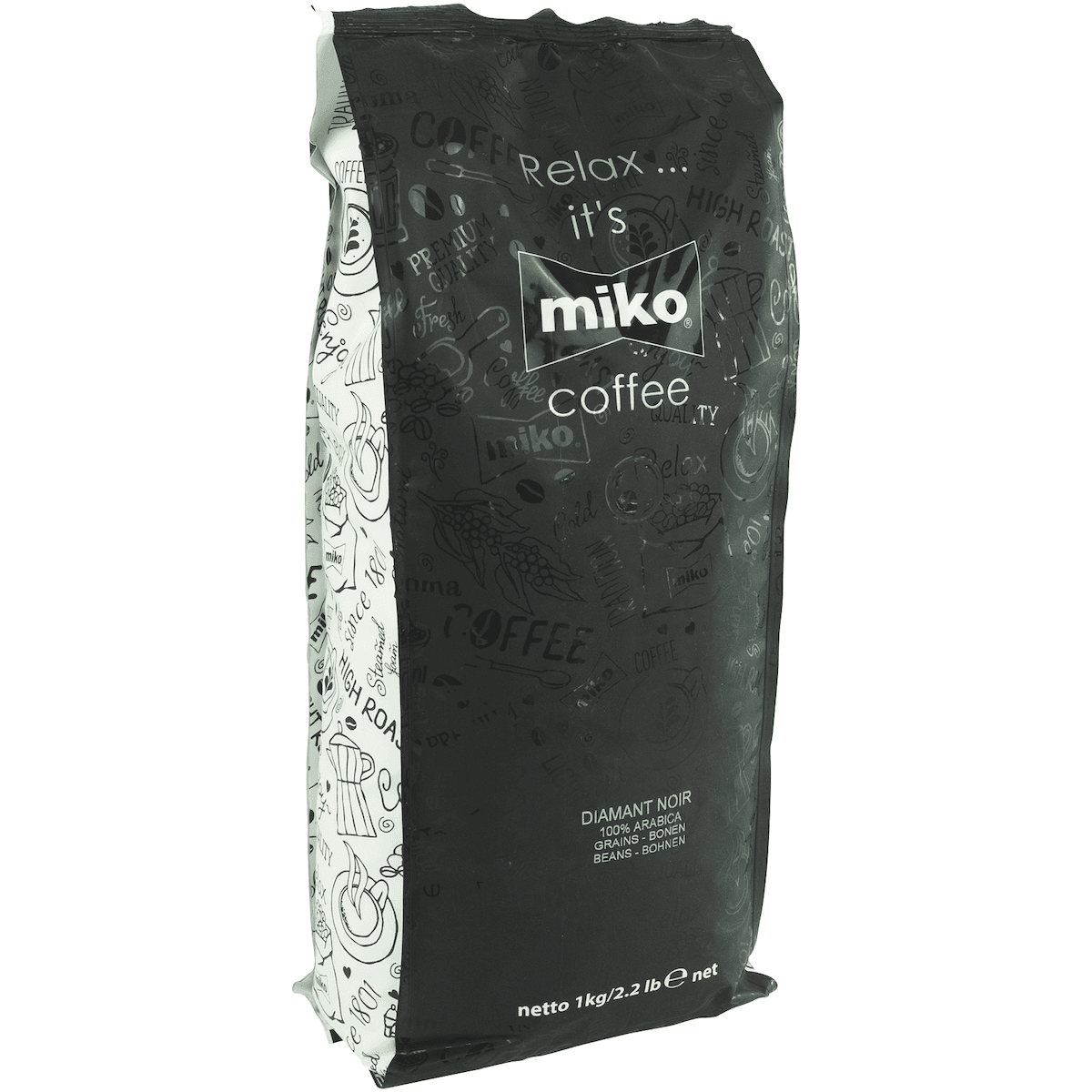 DIAMANT NOIR 100% ARABICA KILO GRAINS 1KG