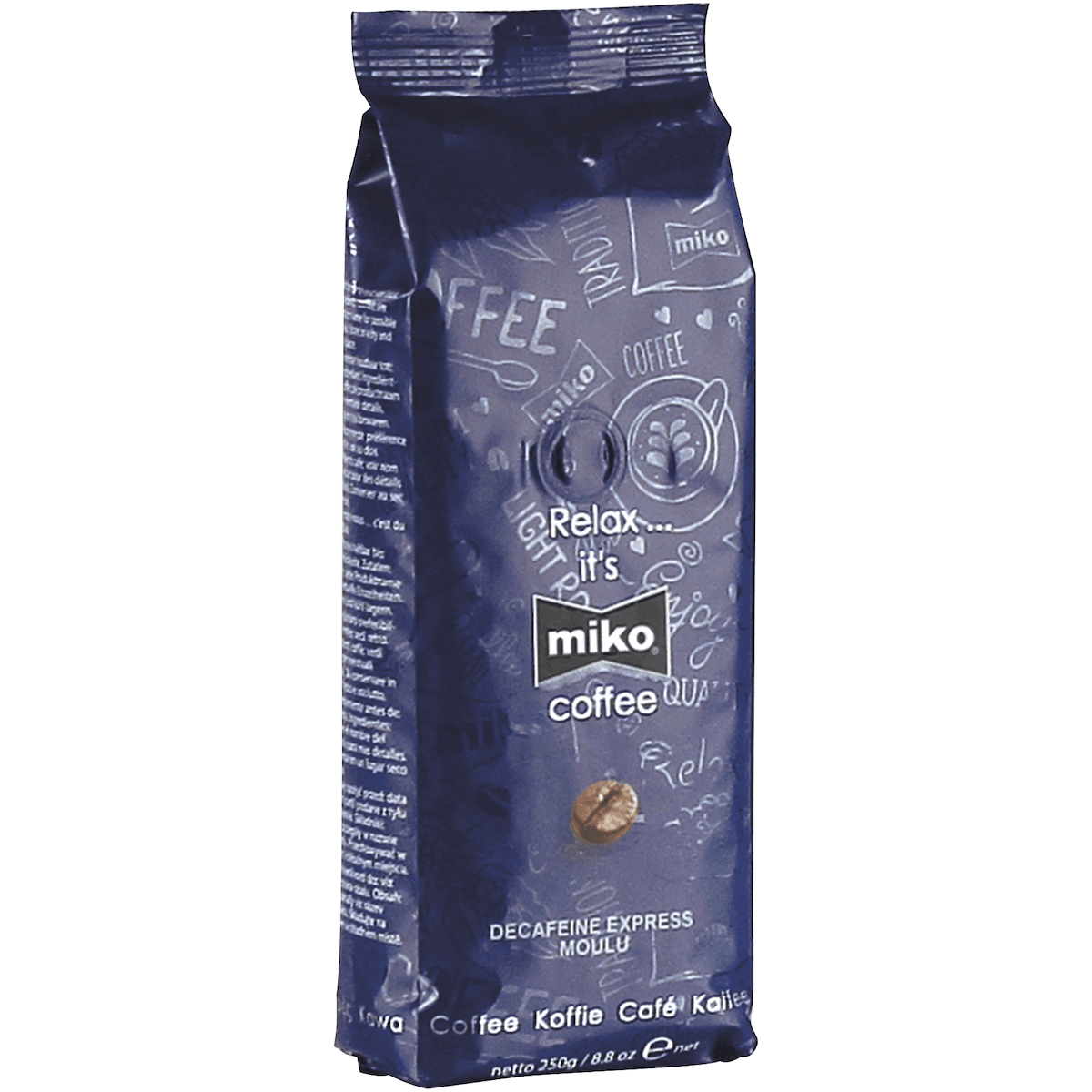 DECAFEINE 95% ARABICA 250G MOULU