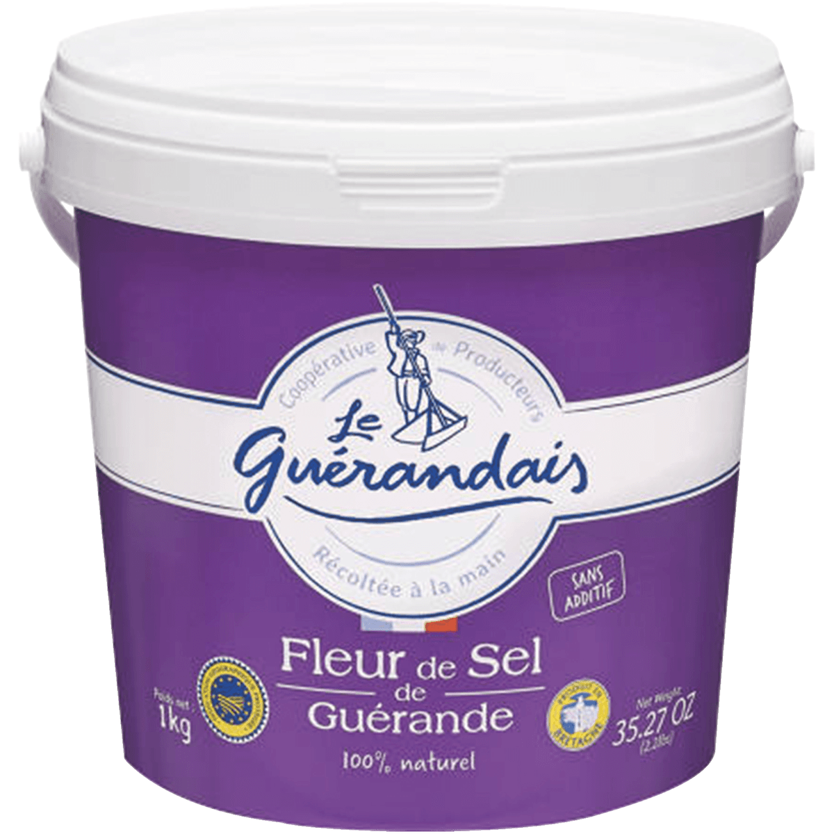 FLEUR DE SEL TRADITION SEAU 1 KG IGP