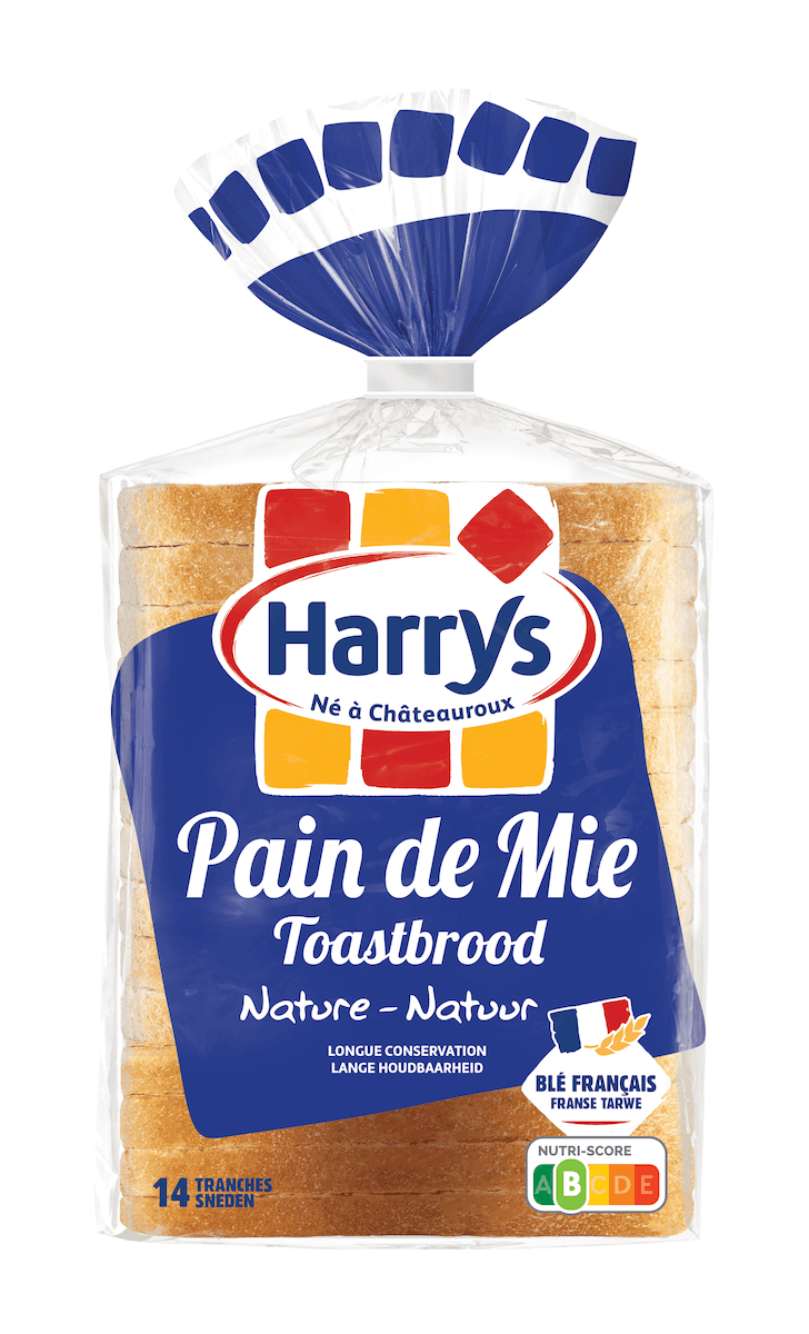PAIN DE MIE NATURE LC 12 X 12  - PAQUET DE 14 TRANCHES 550G