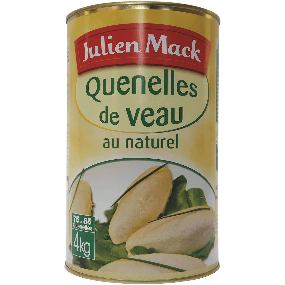 QUENELLES TRADITION. VEAU - BTE 5/1 -75/85P.