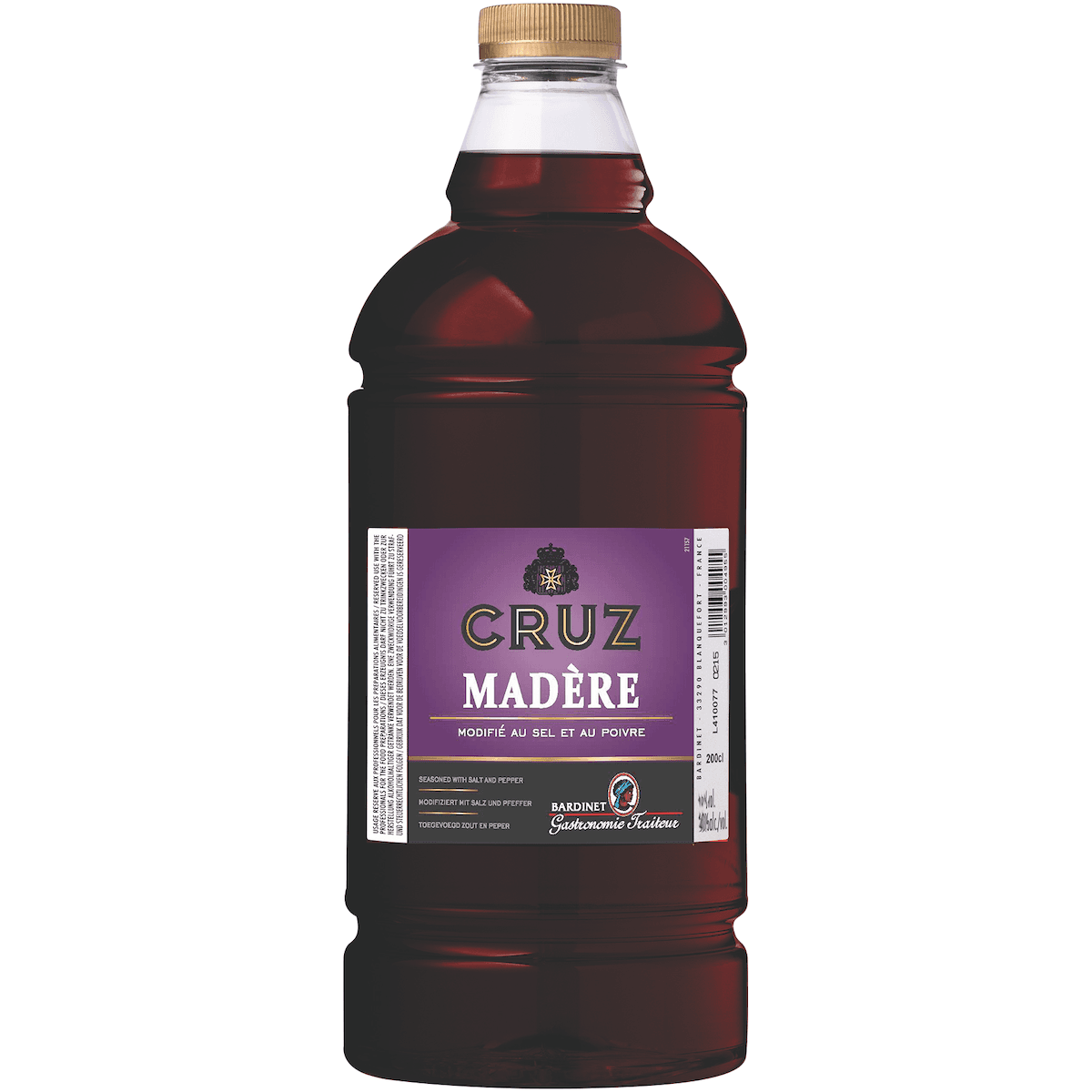 MADERE MODIFIE 17%VOL BOUTEILLE 2L CRUZ