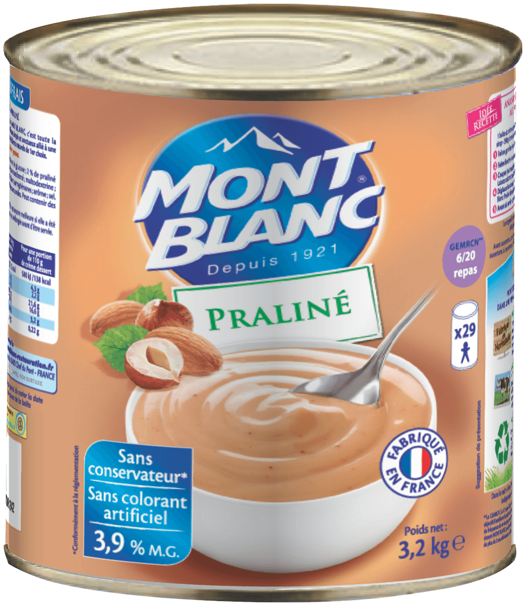 CREME DESSERT PRALINE - BTE 3/1