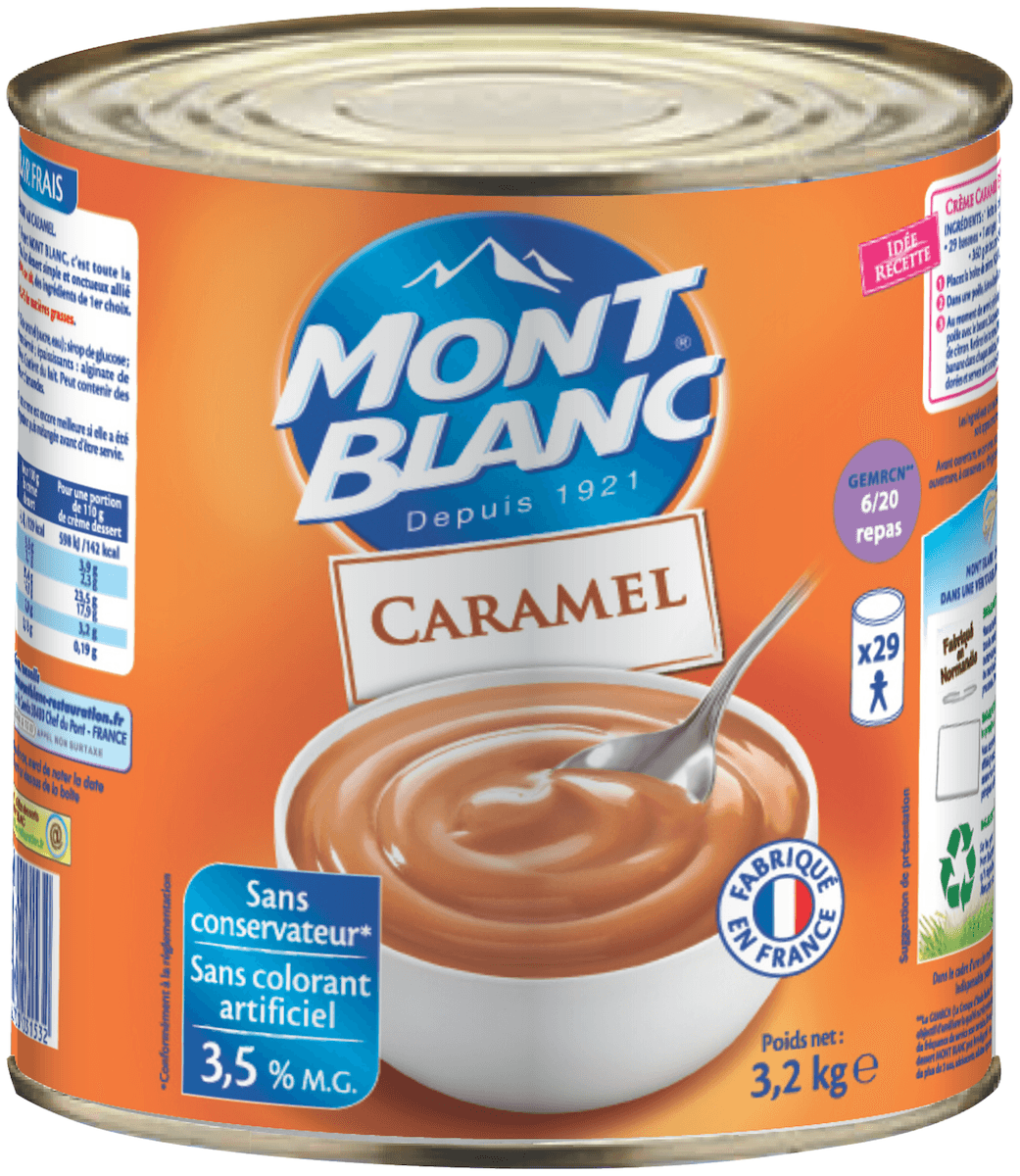 CREME DESSERT CARAMEL  - BTE 3/1