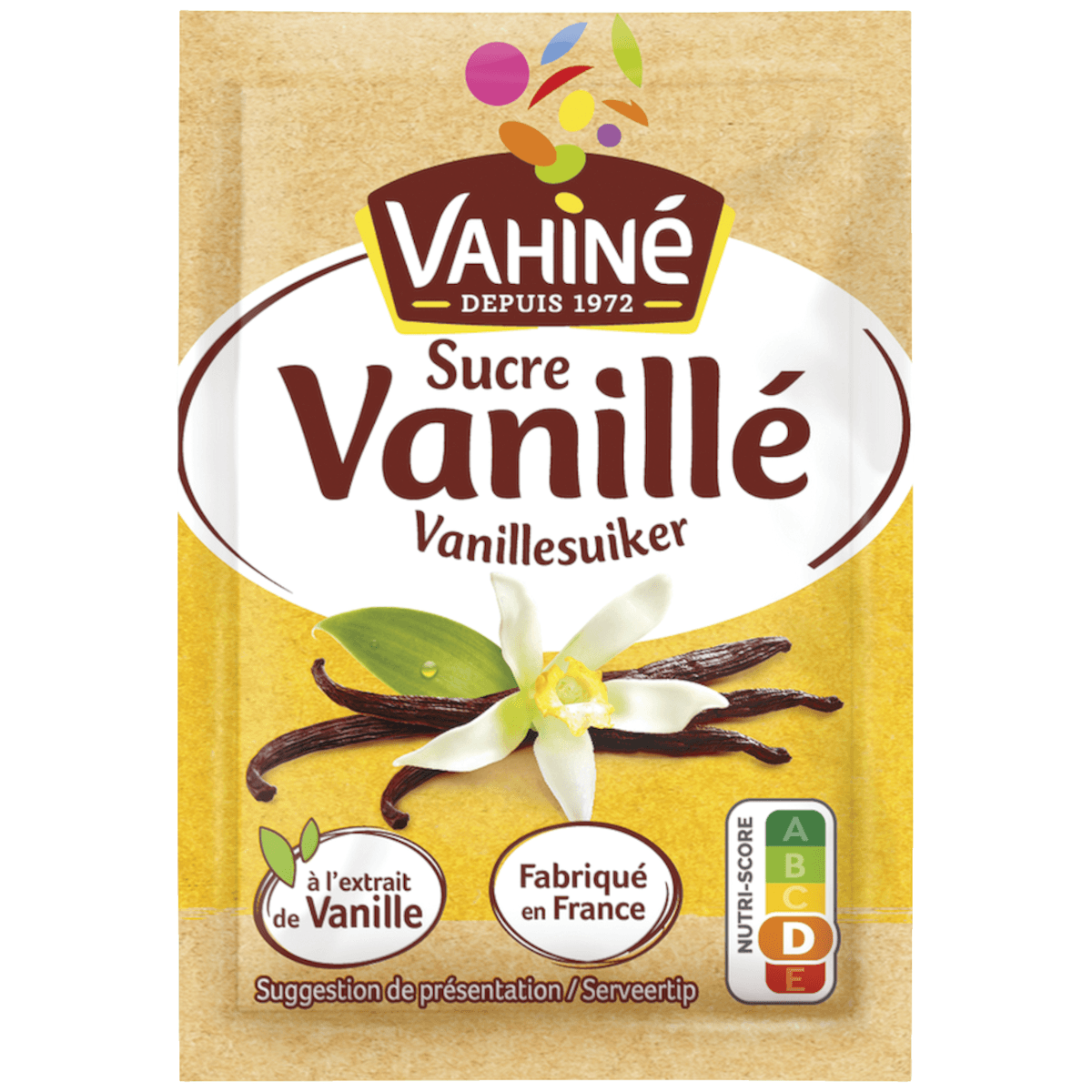 SUCRE VANILLE 7,5G - BOITE DE 10 SACHETS