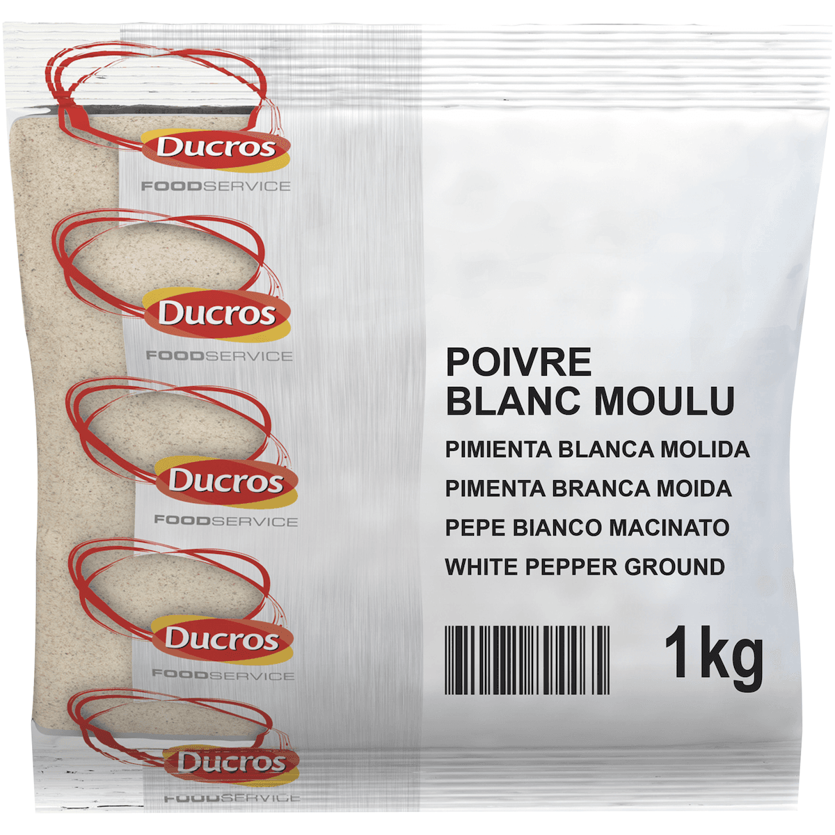 POIVRE BLANC MOULU  1 KG