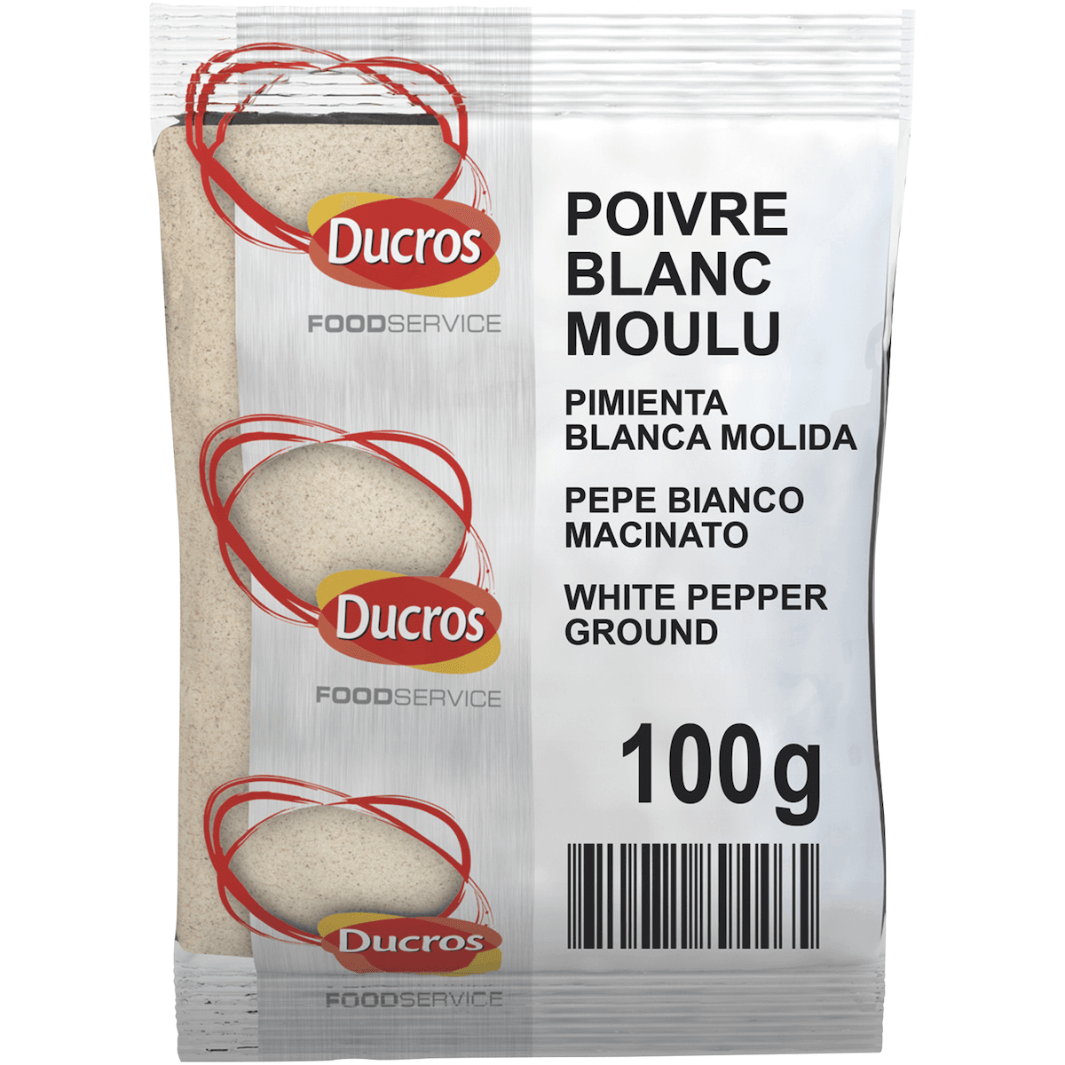 POIVRE BLANC MOULU  100G
