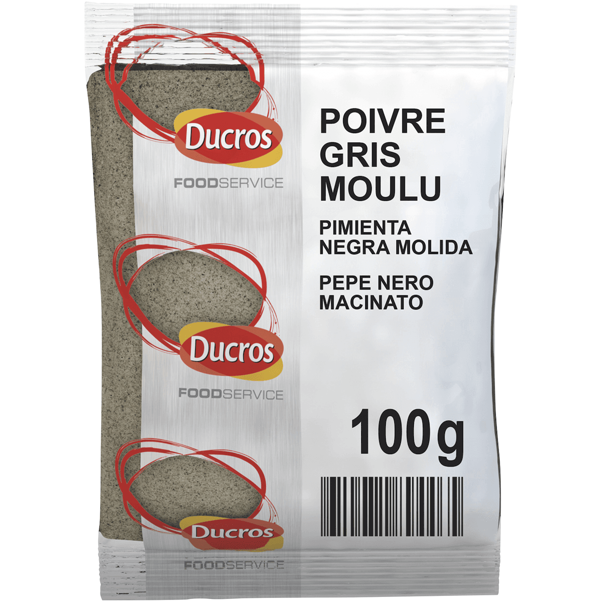 POIVRE GRIS MOULU  100G