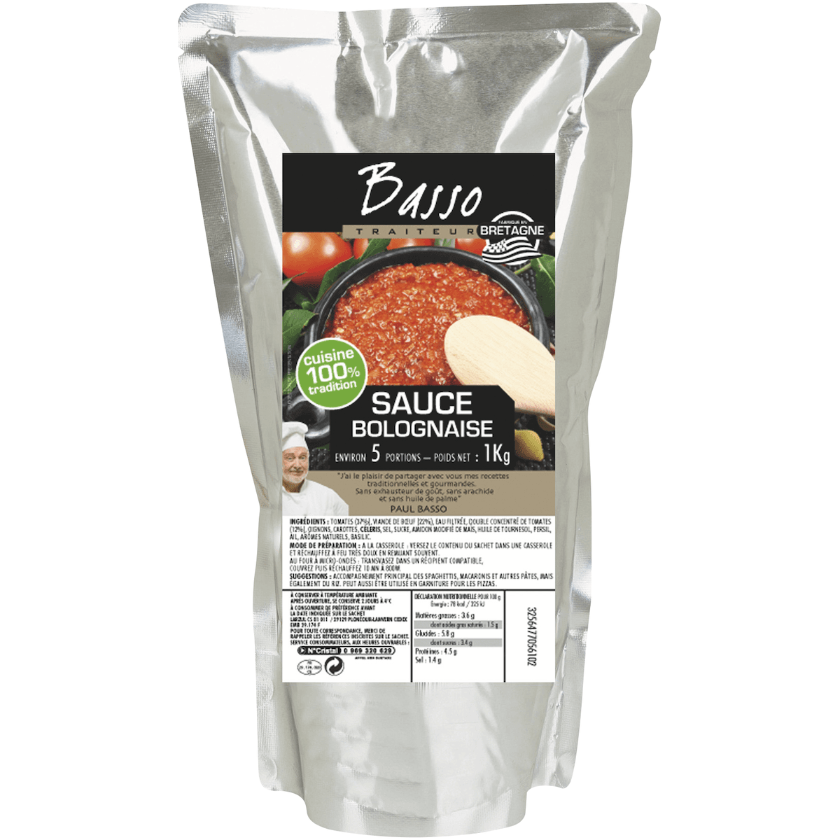 SAUCE BOLOGNAISE - DOYPACK 1KG