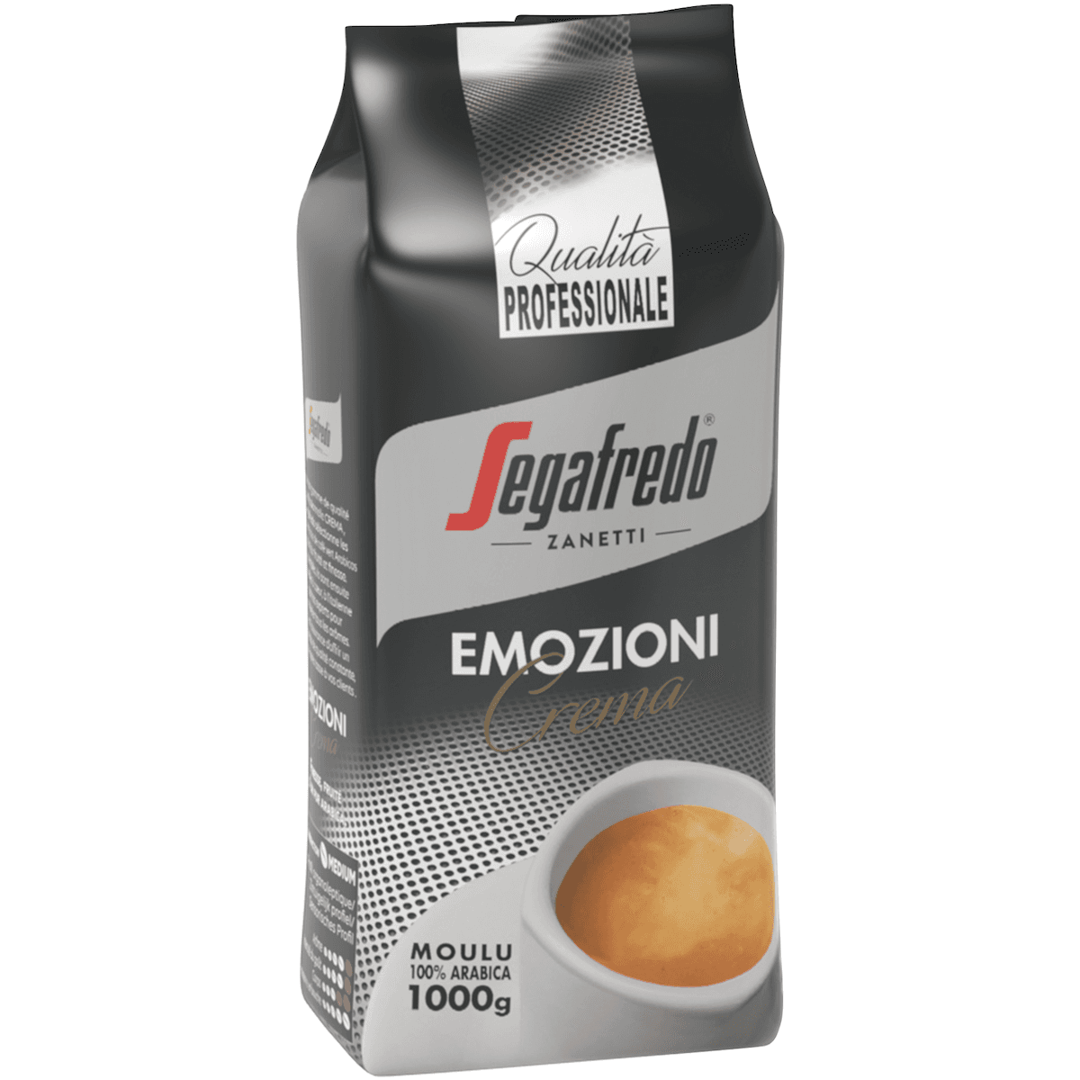 EMOZIONI CREMA MOULU 100 % ARABICA PQT 1KG