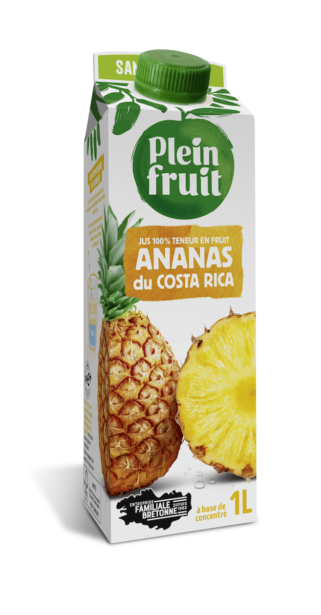 JUS D'ANANAS COSTA RICA - ELOPAK 1L AVEC BOUCHON A VIS