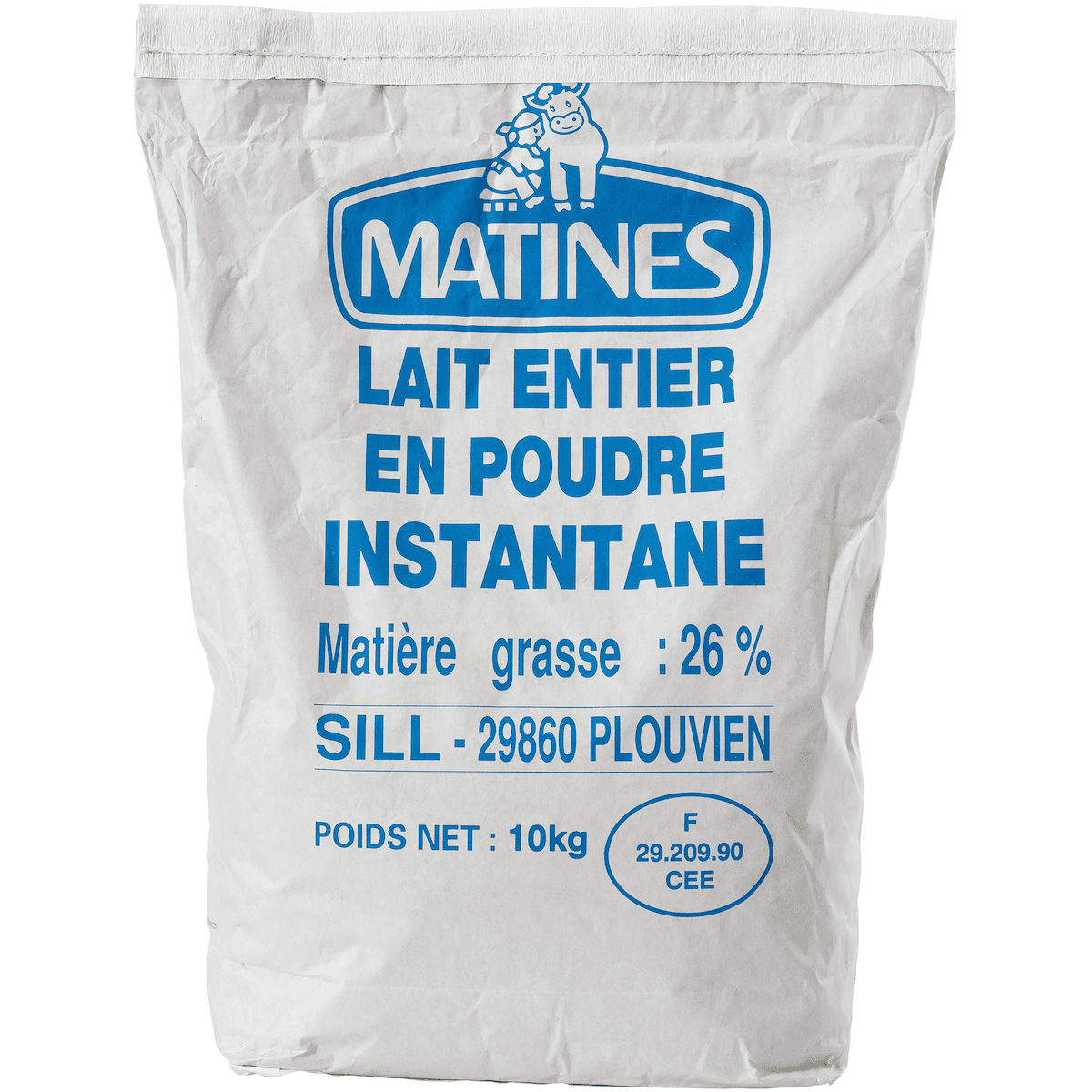 POUDRE DE LAIT ENTIER (26%MG) -  10KG