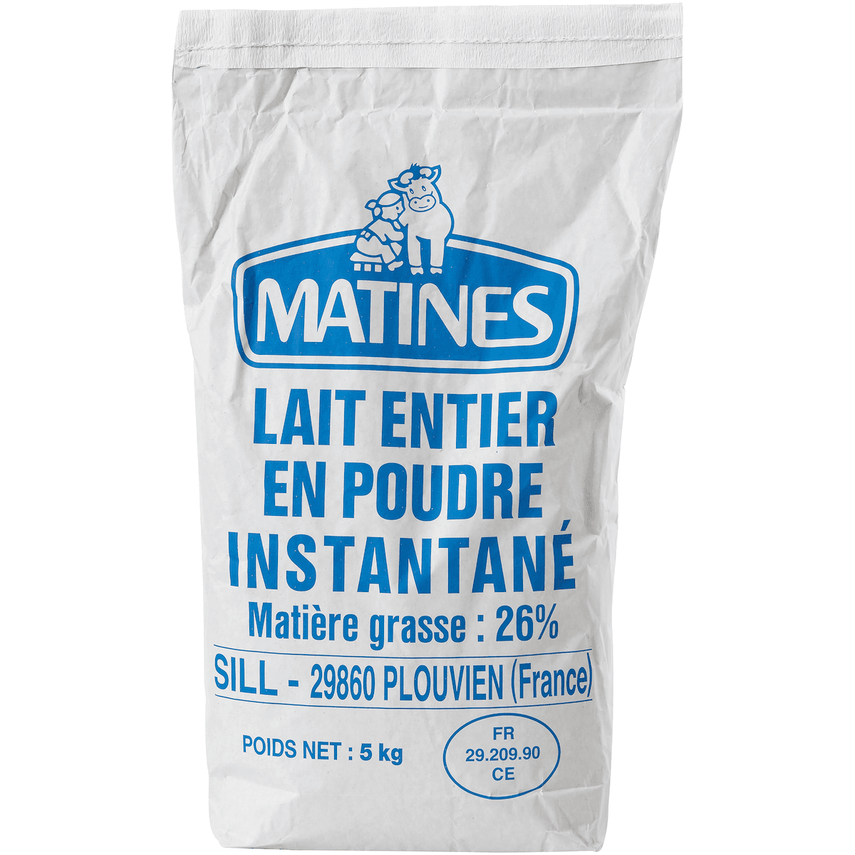 POUDRE DE LAIT ENTIER (26%MG) -   5KG