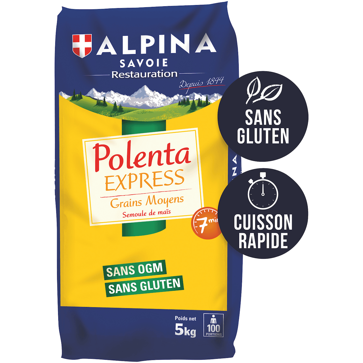 POLENTA EXPRESS MOYENNE - SAC 5 KG