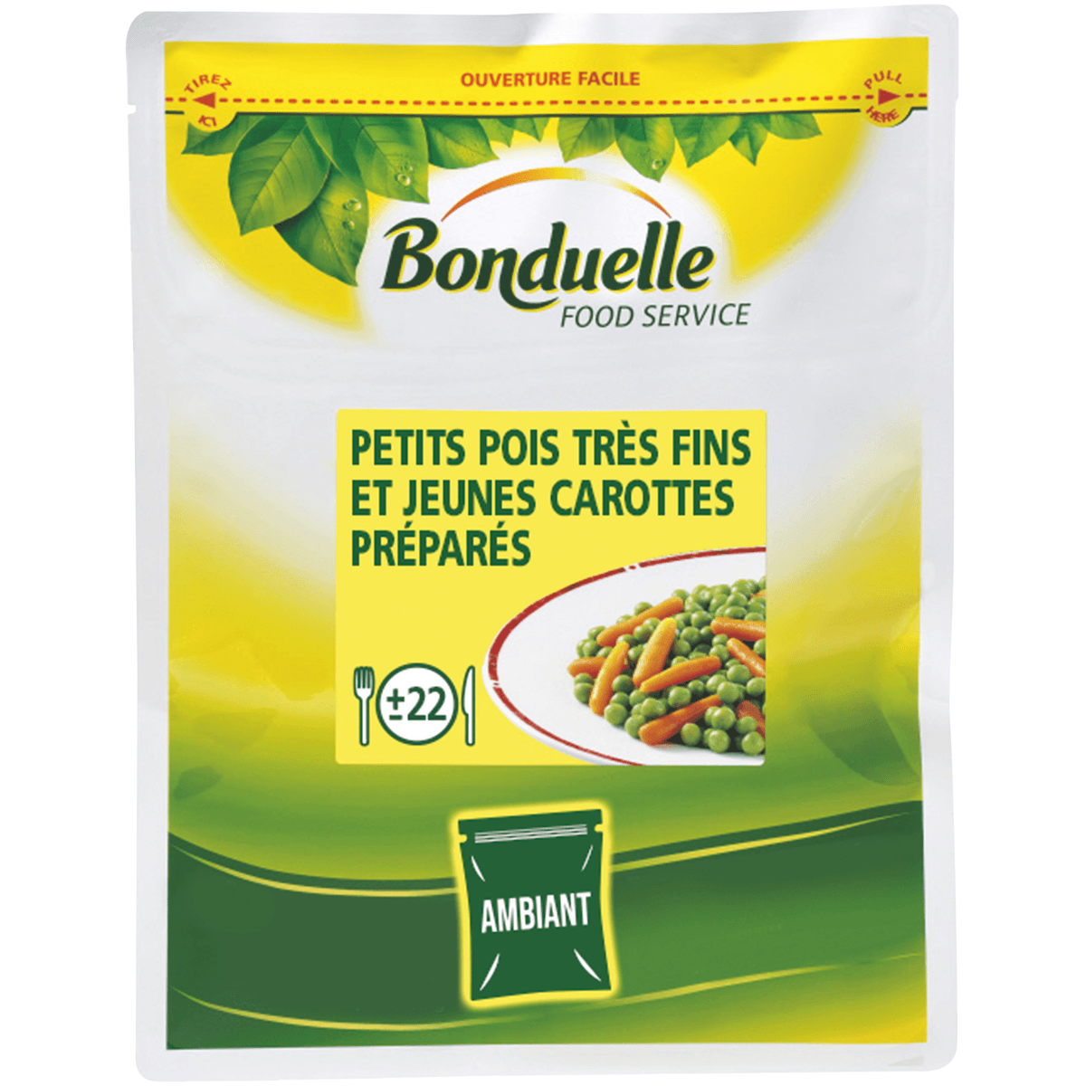 PETITS POIS CAROTTES TRES FINS A L'ETUVEE 5S - CE2 - ORIGINE FRANCE