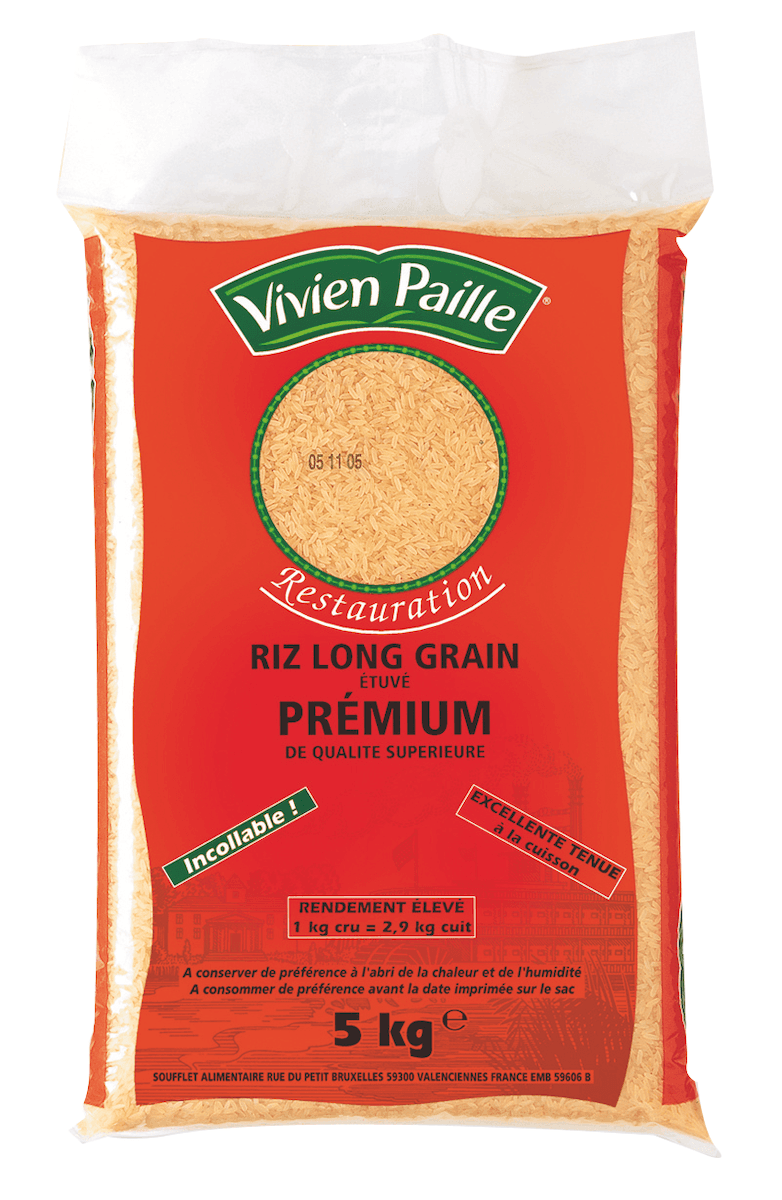 RIZ LONG GRAIN ETUVE PREMIUM QS PL   5 KG