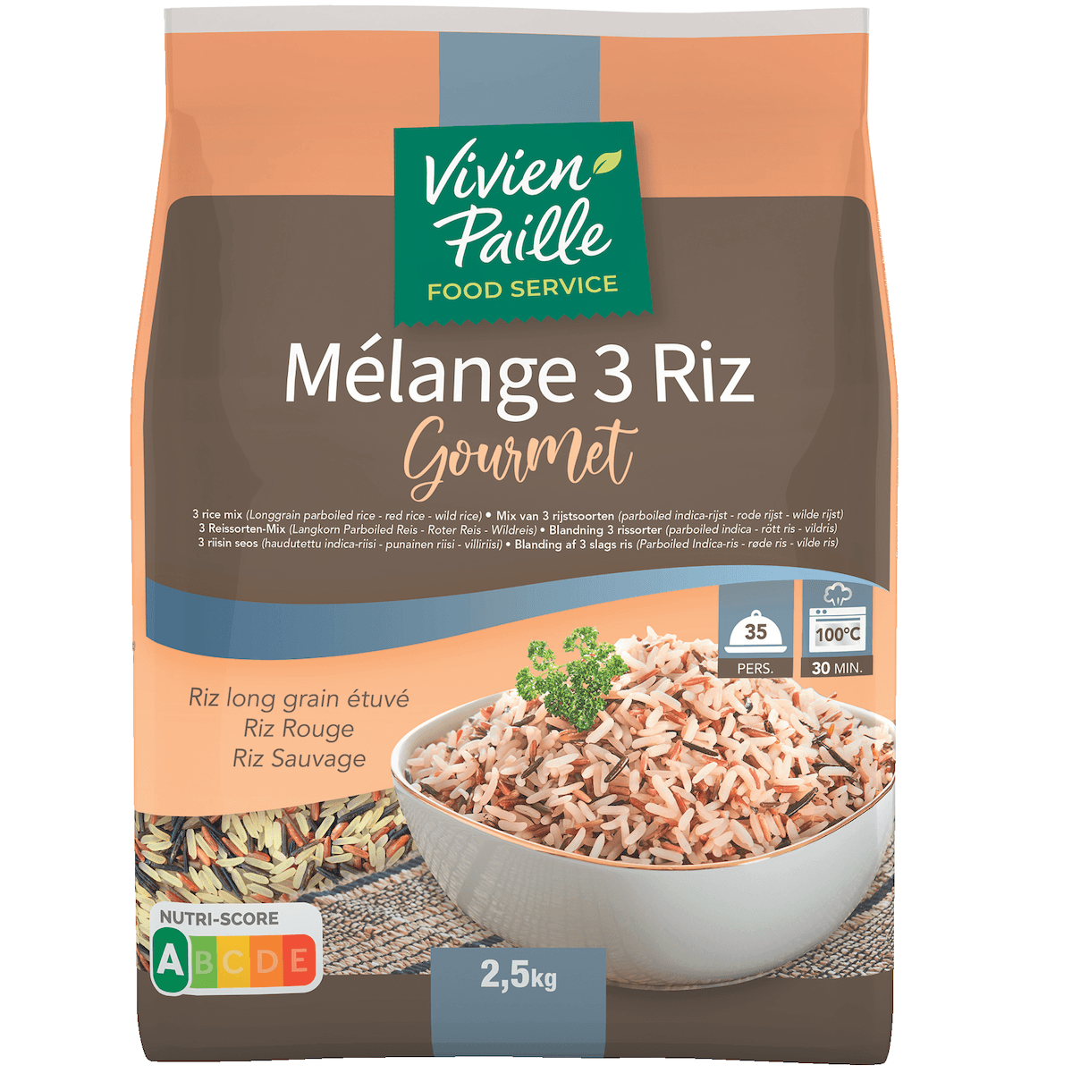 MELANGE 3 RIZ GOURMET QS PL  2,5 KG