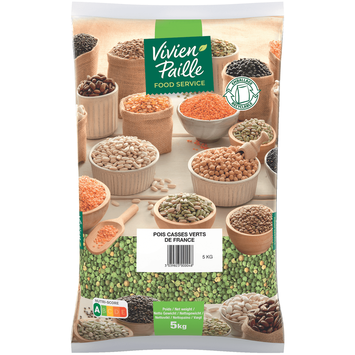 POIS CASSES VERTS PL   5 KG - ORIGINE FRANCE