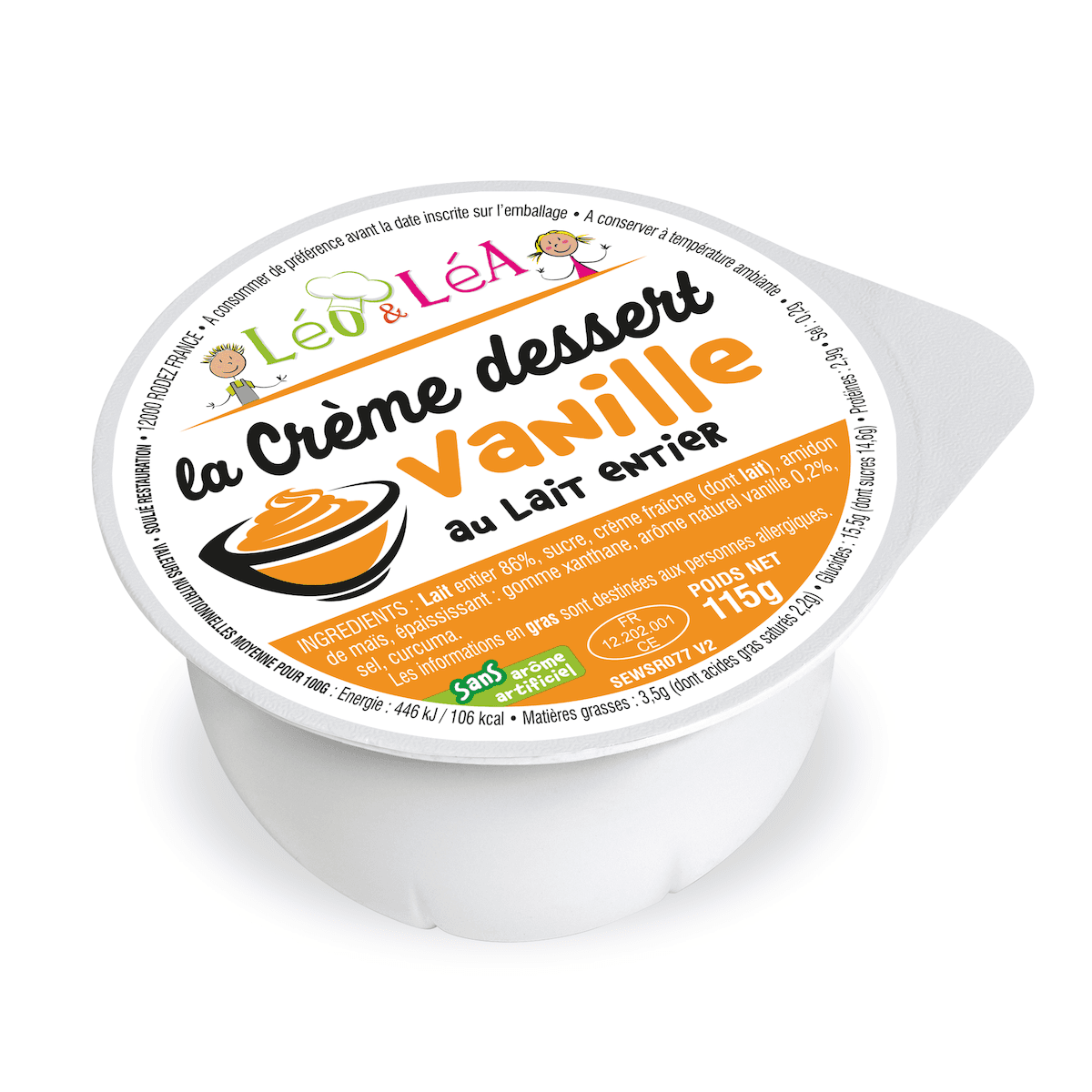 CREME PARFUM VANILLE CPL TRANSP 115G
