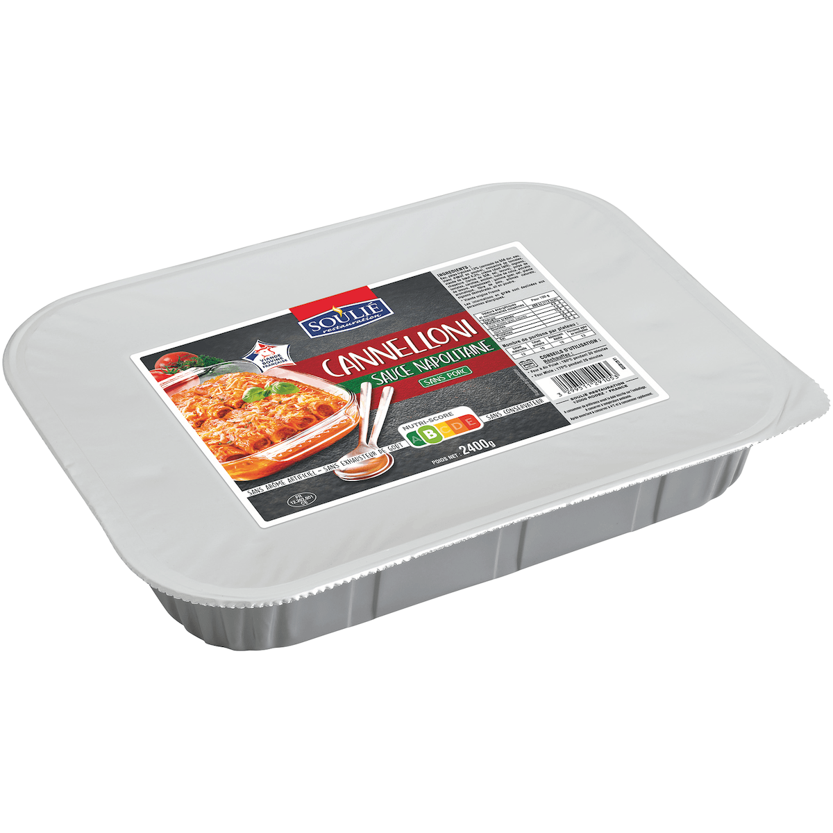 CANNELLONI VBF  PLATEAU PELABLE 2,4KG