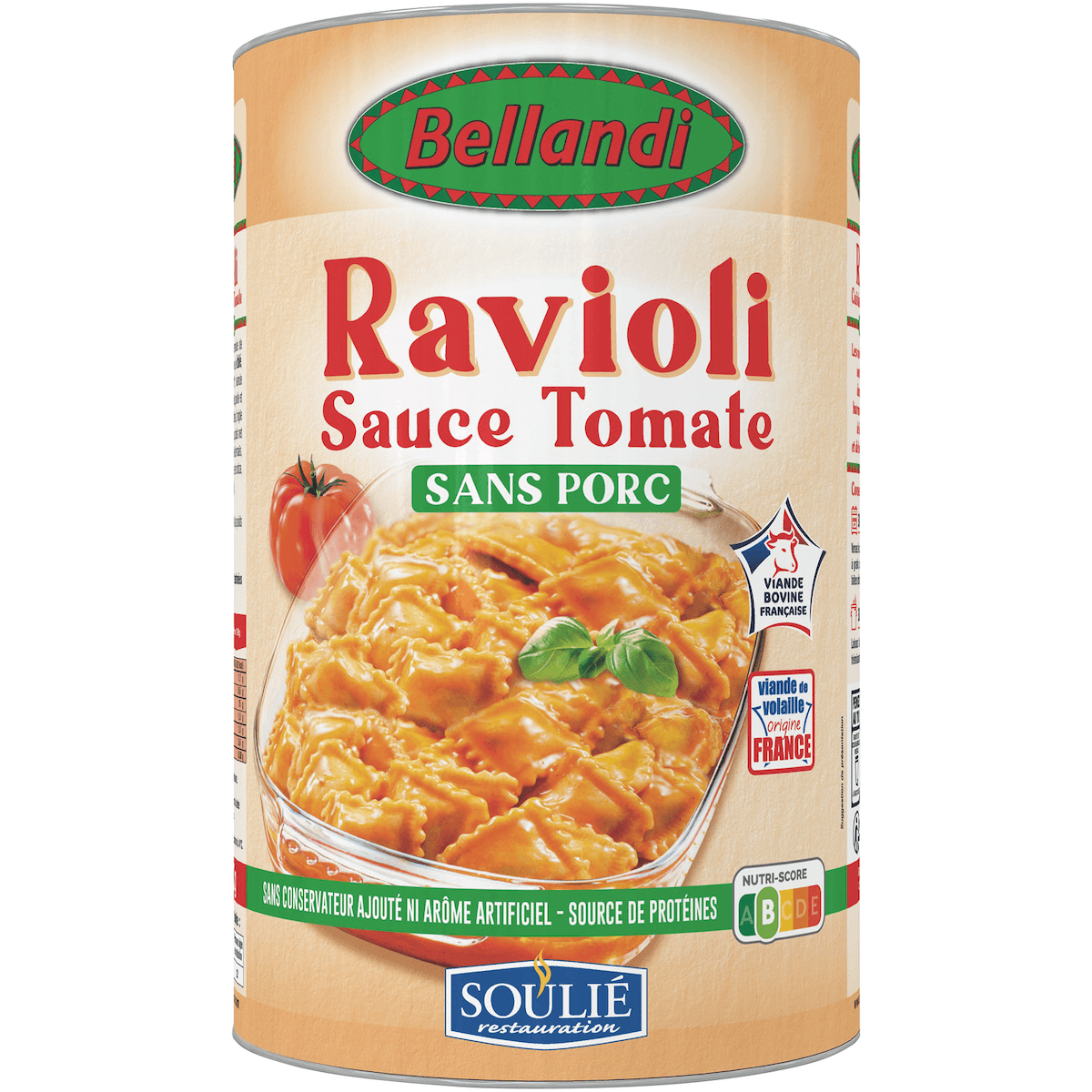 RAVIOLI SAUCE TOMATE BELLANDI 5/1 VBF