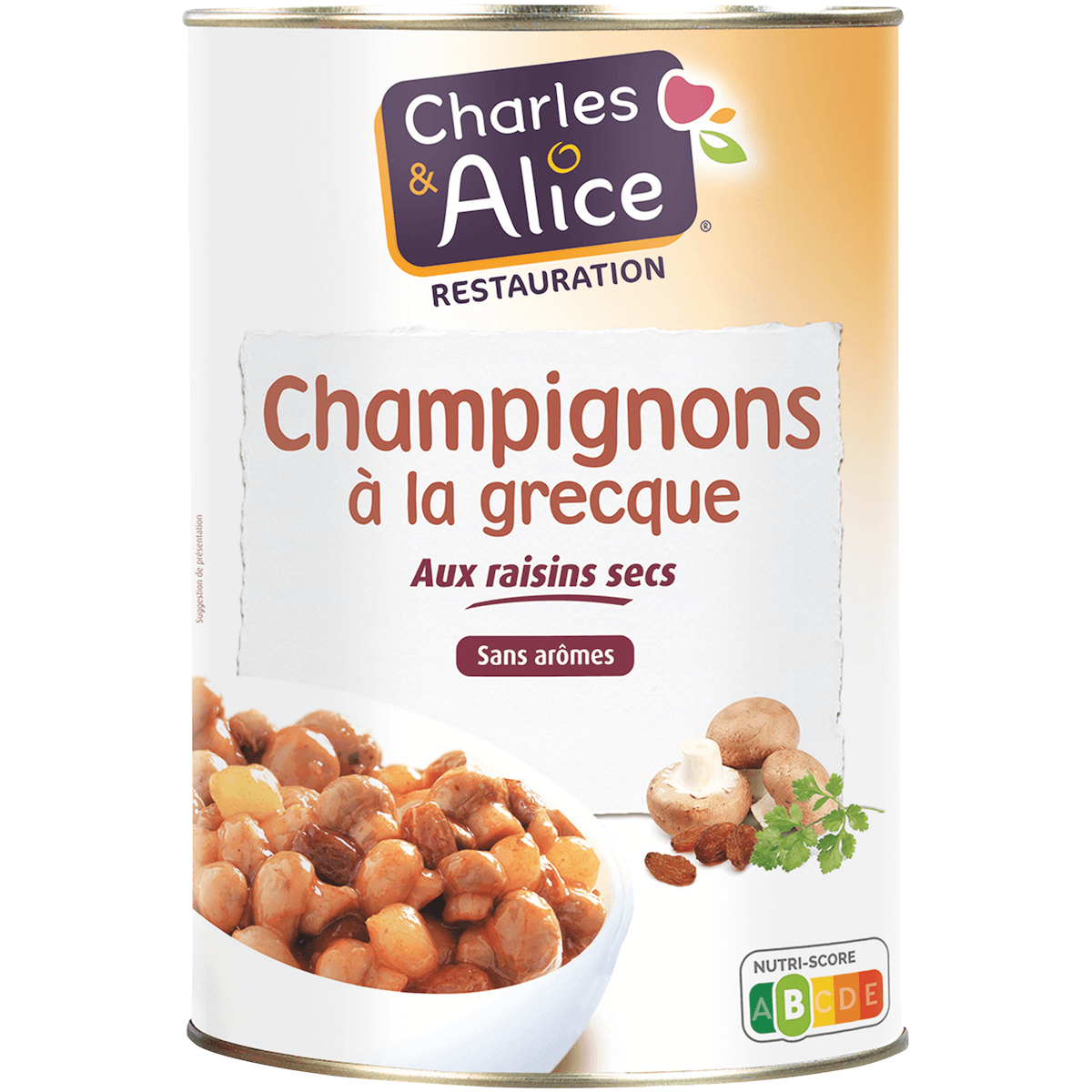 CHAMPIGNONS A LA GRECQUE - BOITE 5/1