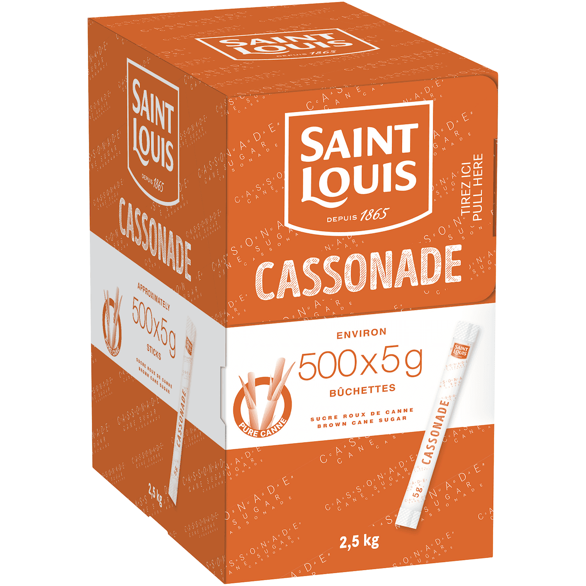 BUCHETTE CASSONADE 5G - 500 RATIONS - CRT DE 2,5KG ST LOUIS