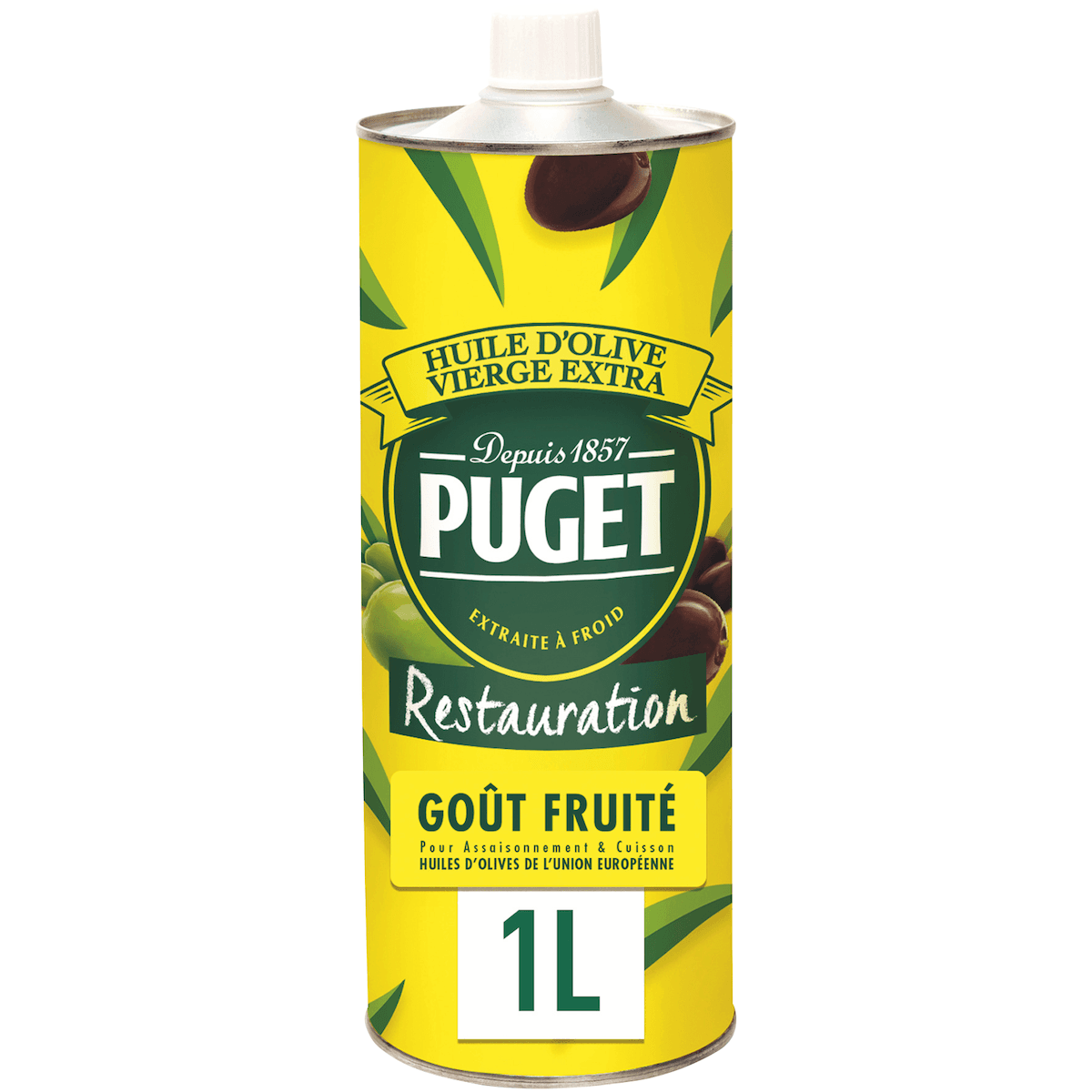 HUILE D'OLIVE PUGET RESTAURATION - BIDON METAL 1L