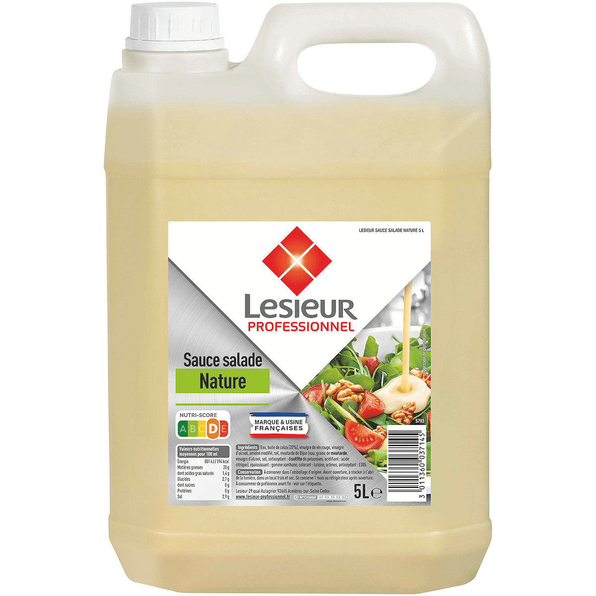 SAUCE SALADE LEGERE - BIDON 5L
