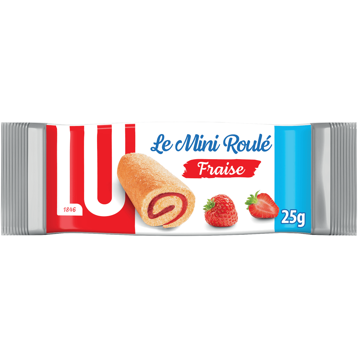 MINIROULE AUX FRAISES - COLIS DE 180 POCHONS DE 25G