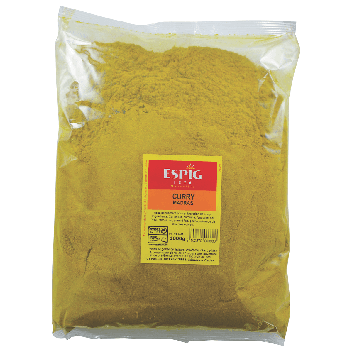 CURRY MADRAS - 1KG
