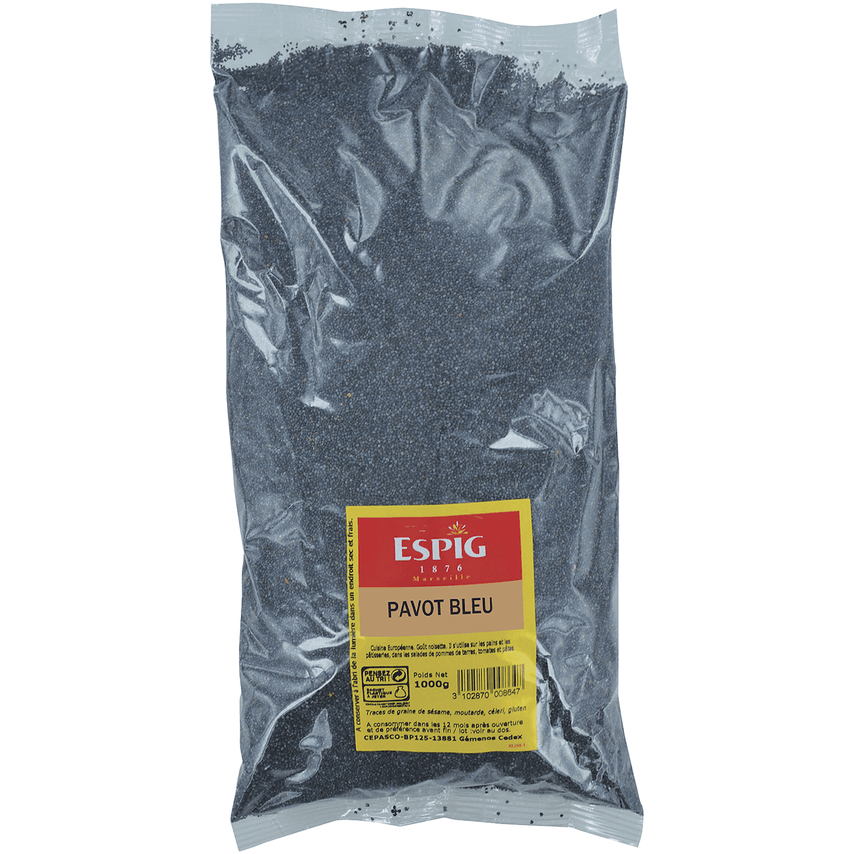 PAVOT BLEU - 1KG