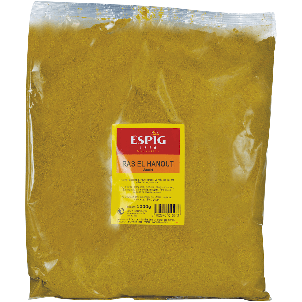 RAS EL HANOUT JAUNE - 1KG
