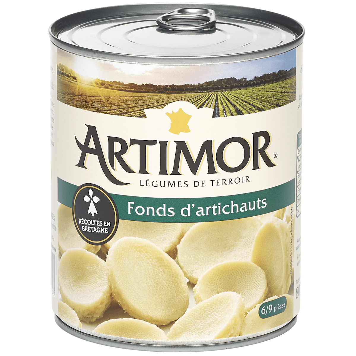FONDS D'ARTICHAUTS 6/9 PIECES - 4/4 O.F.