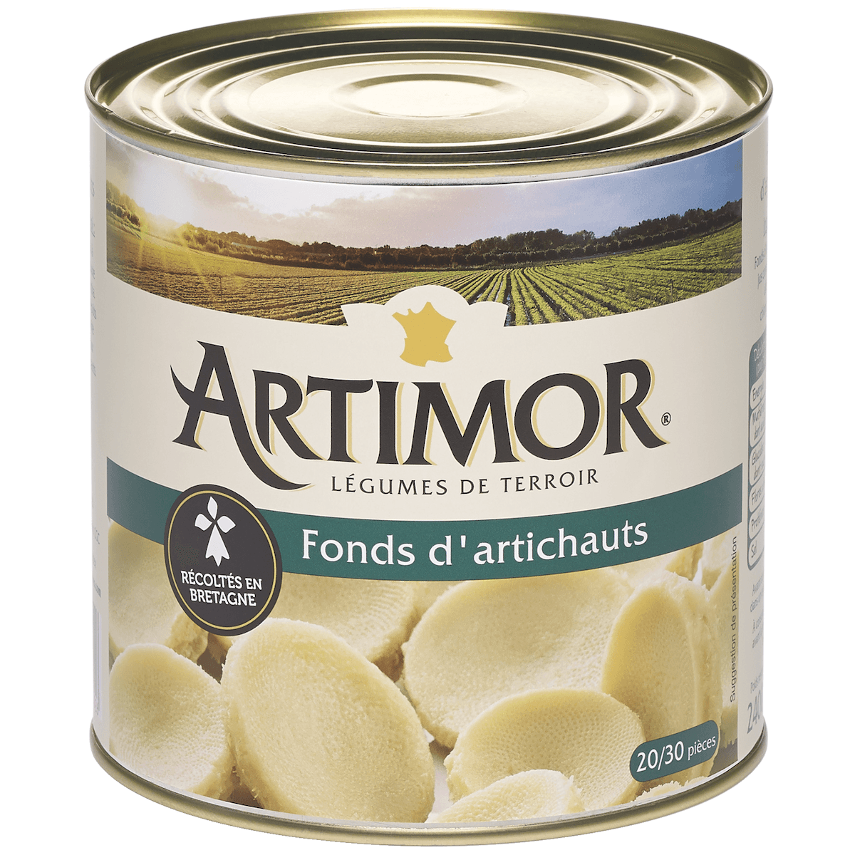 FONDS D'ARTICHAUTS 20/30 PIECES - 3/1