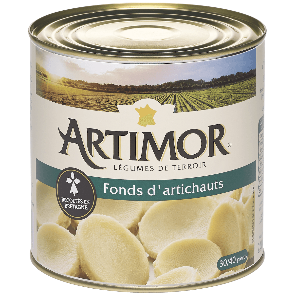 FONDS D'ARTICHAUTS 30/40 PIECES - 3/1