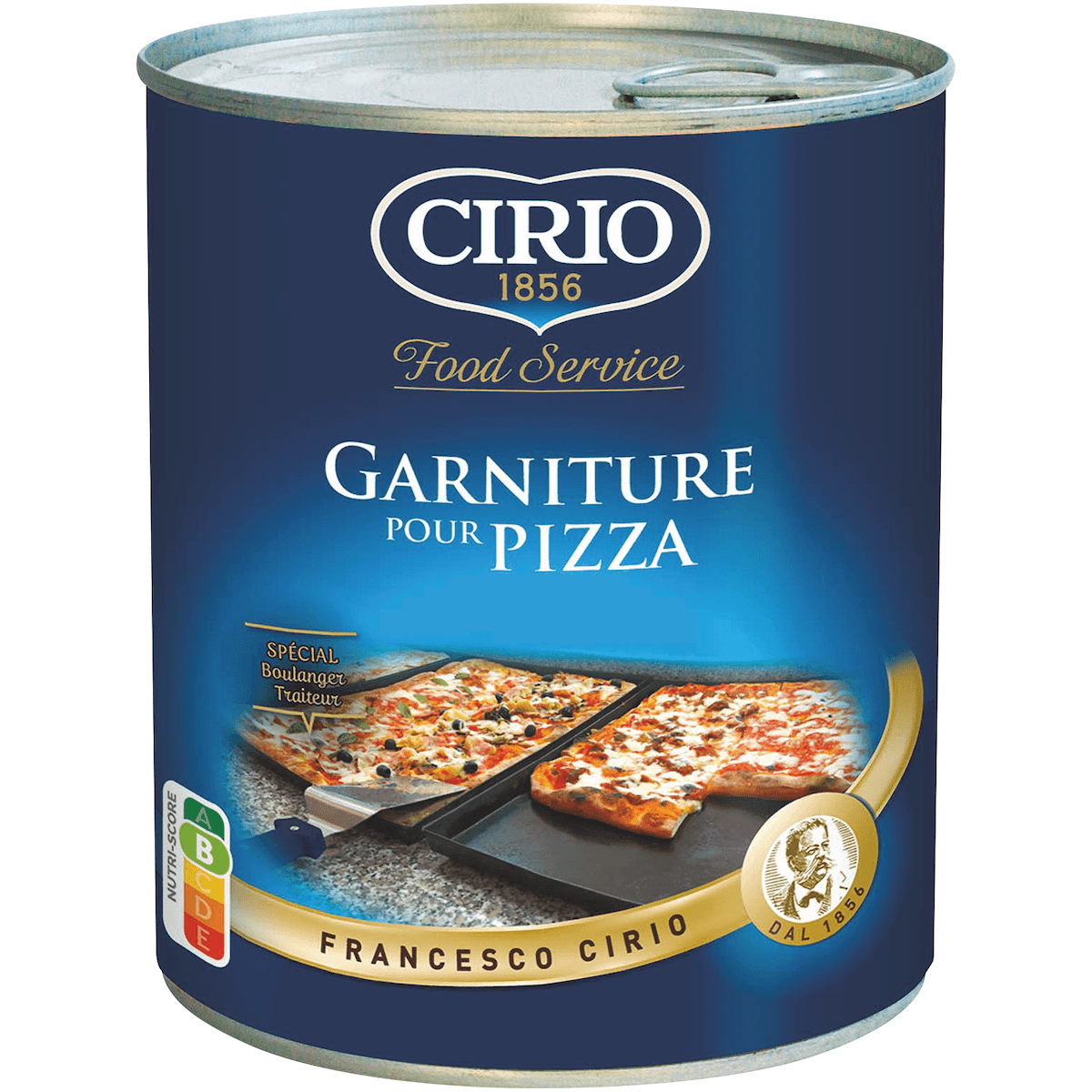 GARNITURE PIZZA - BOITE 4/4 SPECIAL BOULANGERIE PATISSERIE