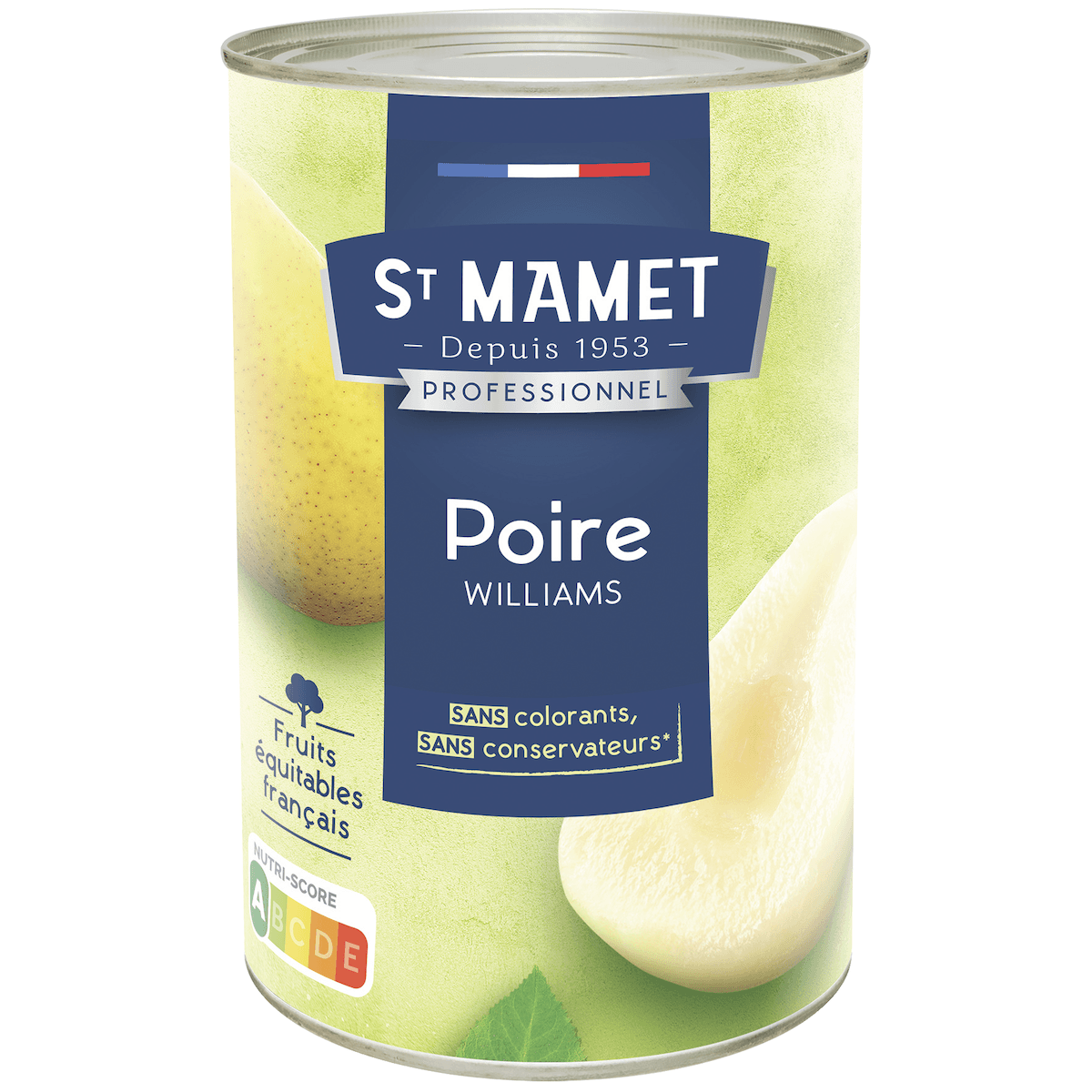 POIRES WILLIAMS DEMI FRUITS BOITE 5/1