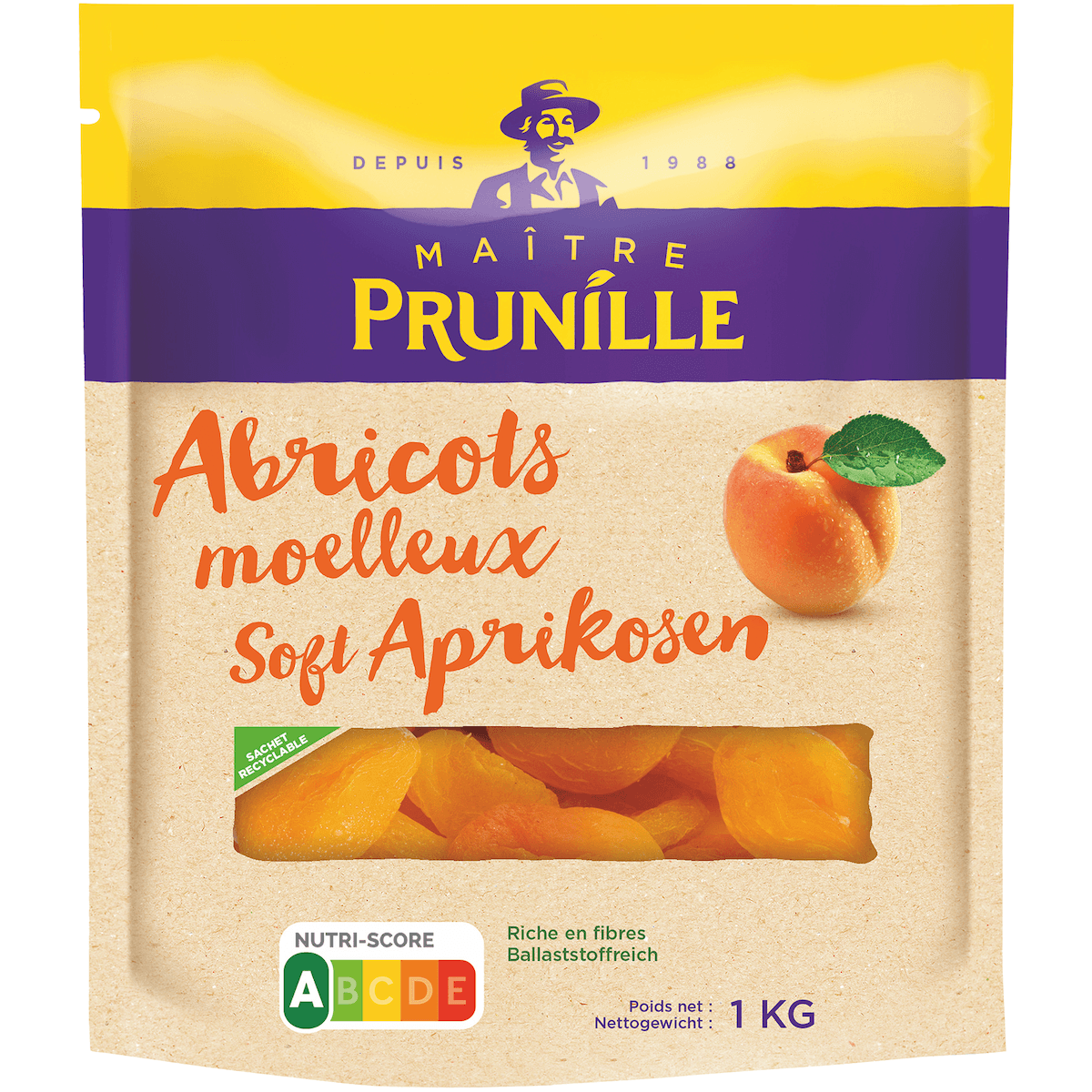ABRICOT MOELLEUX N°4  - 1KG
